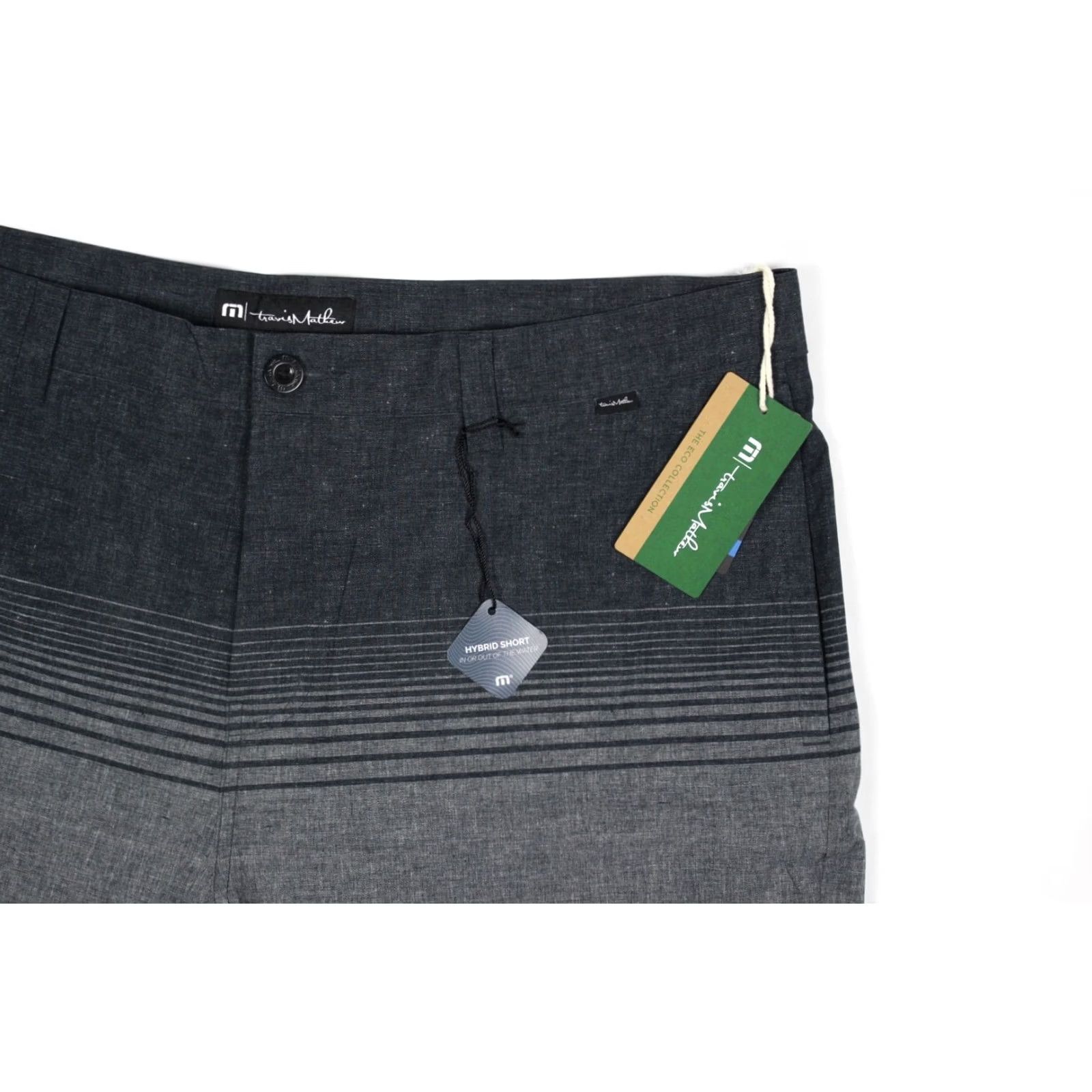 TravisMathew Travis Mathew Men's Playa Del Carmen Hybrid Shorts 40 Heather Quite Shade IMY305 Size US 40 / EU 56 - 4 Thumbnail