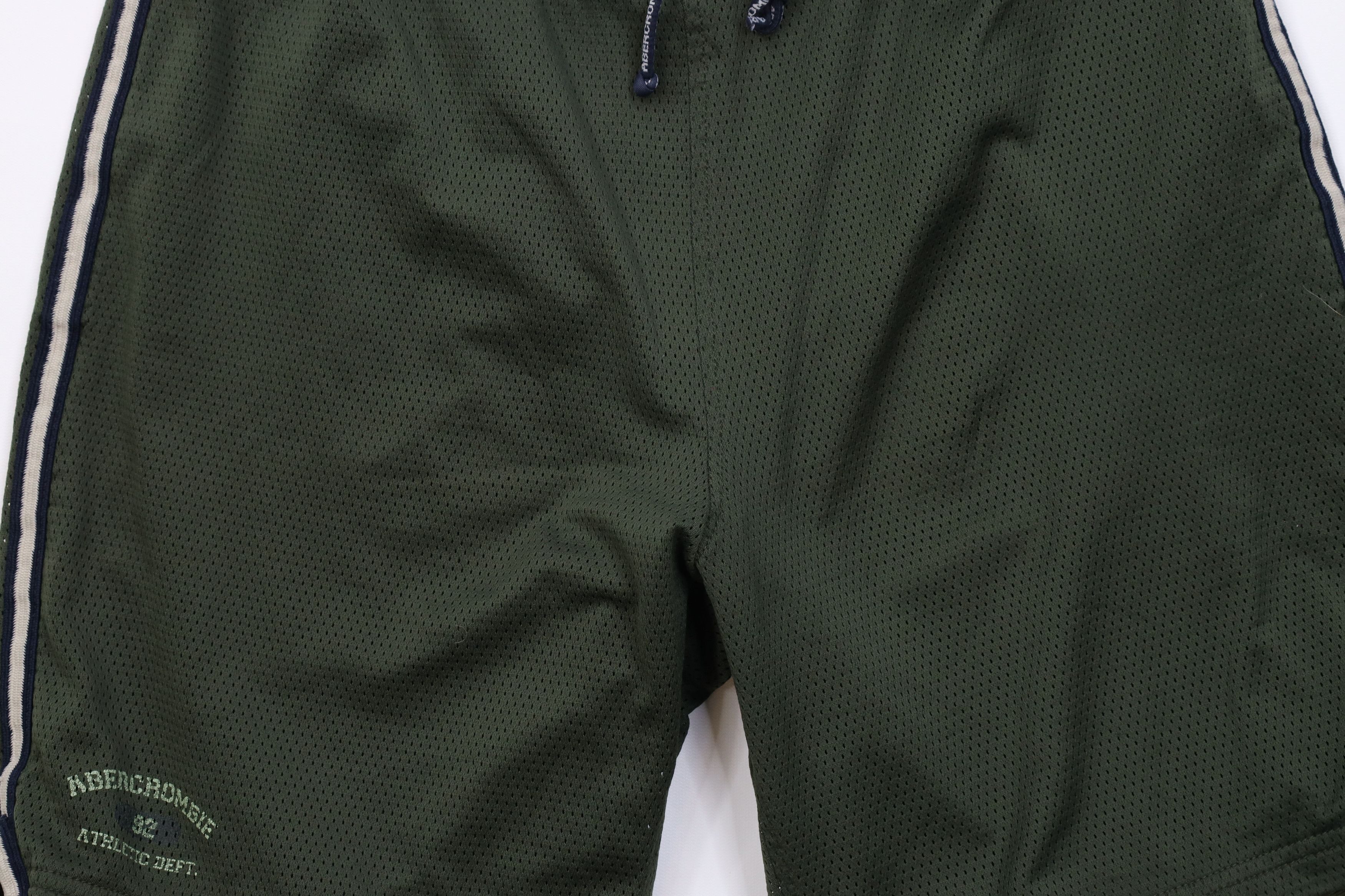 Abercrombie & Fitch Vintage 90s Y2K Abercrombie & Fitch Basketball Shorts Green Size US 34 / EU 50 - 3 Thumbnail
