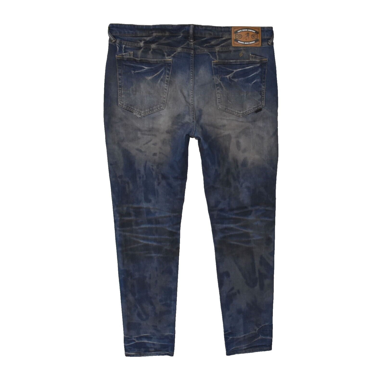 Prps PRPS Bruised Never Broken Windsor Tapered Skinny Jeans Sz 40 Size US 40 / EU 56 - 3 Thumbnail
