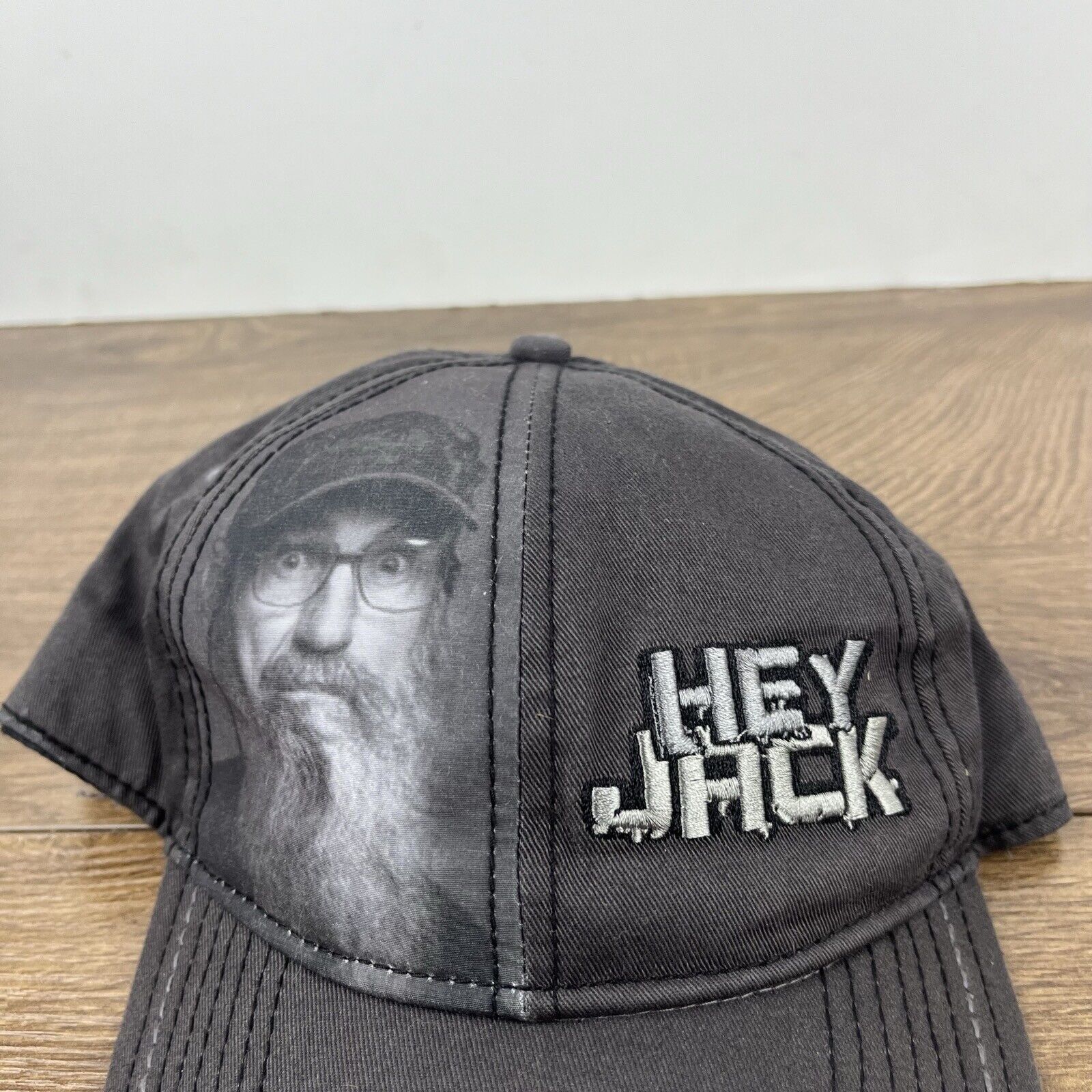 Other Hey Jack Hat Uncle Si Hat Gray Adjustable Hat Gray Adult Duc Size ONE SIZE - 8 Thumbnail
