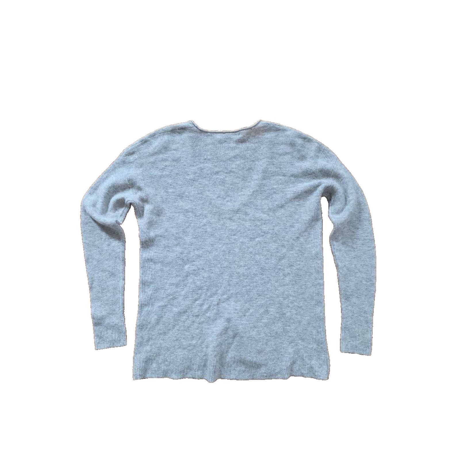 Madewell Madewell Grey Merino extra fine V-Neck Alpaca A001814 Size ONE SIZE - 7 Thumbnail