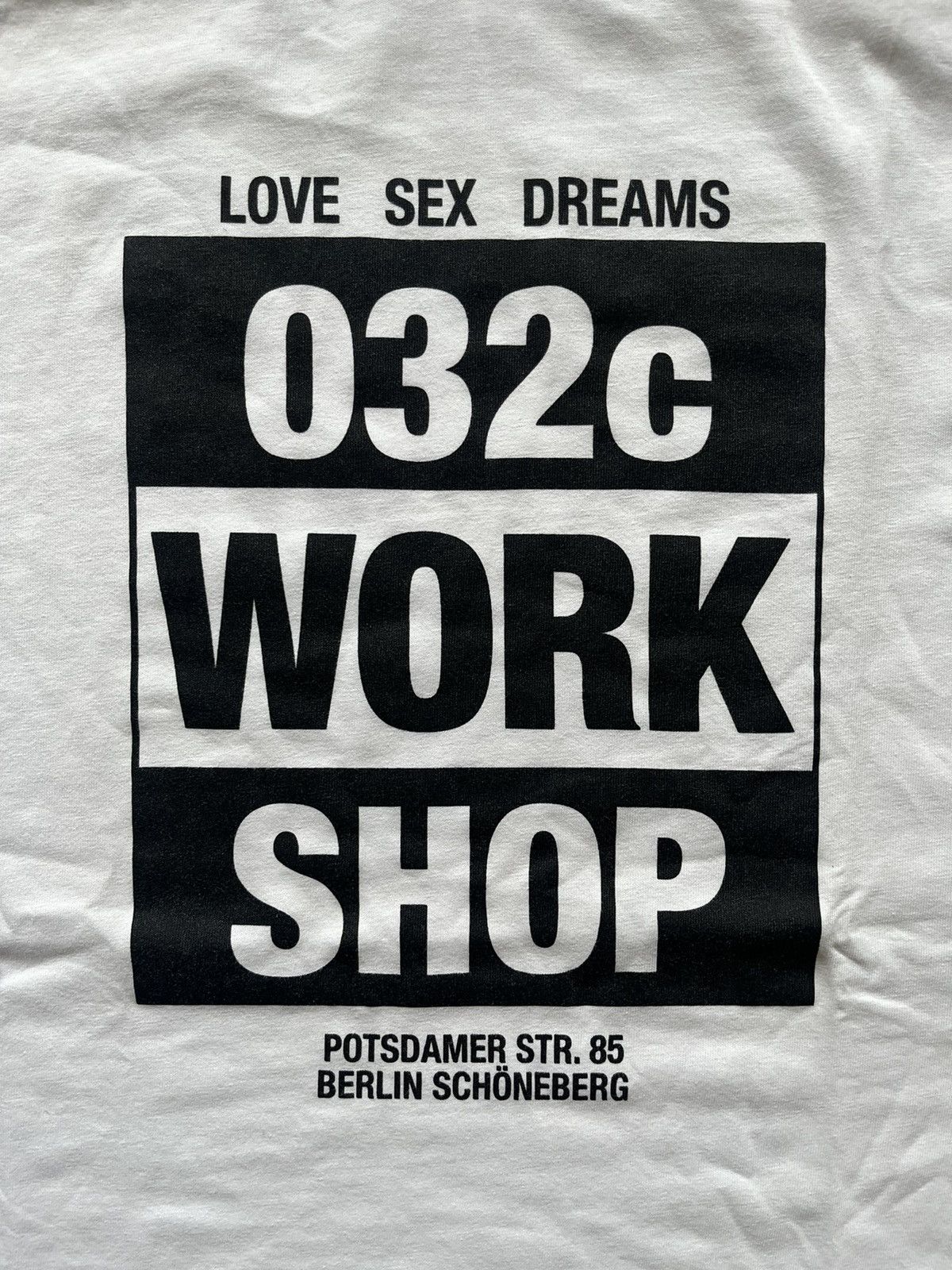 032c 032c white LOVE SEX DREAMS tshirt Size US M / EU 48-50 / 2 - 2 Thumbnail