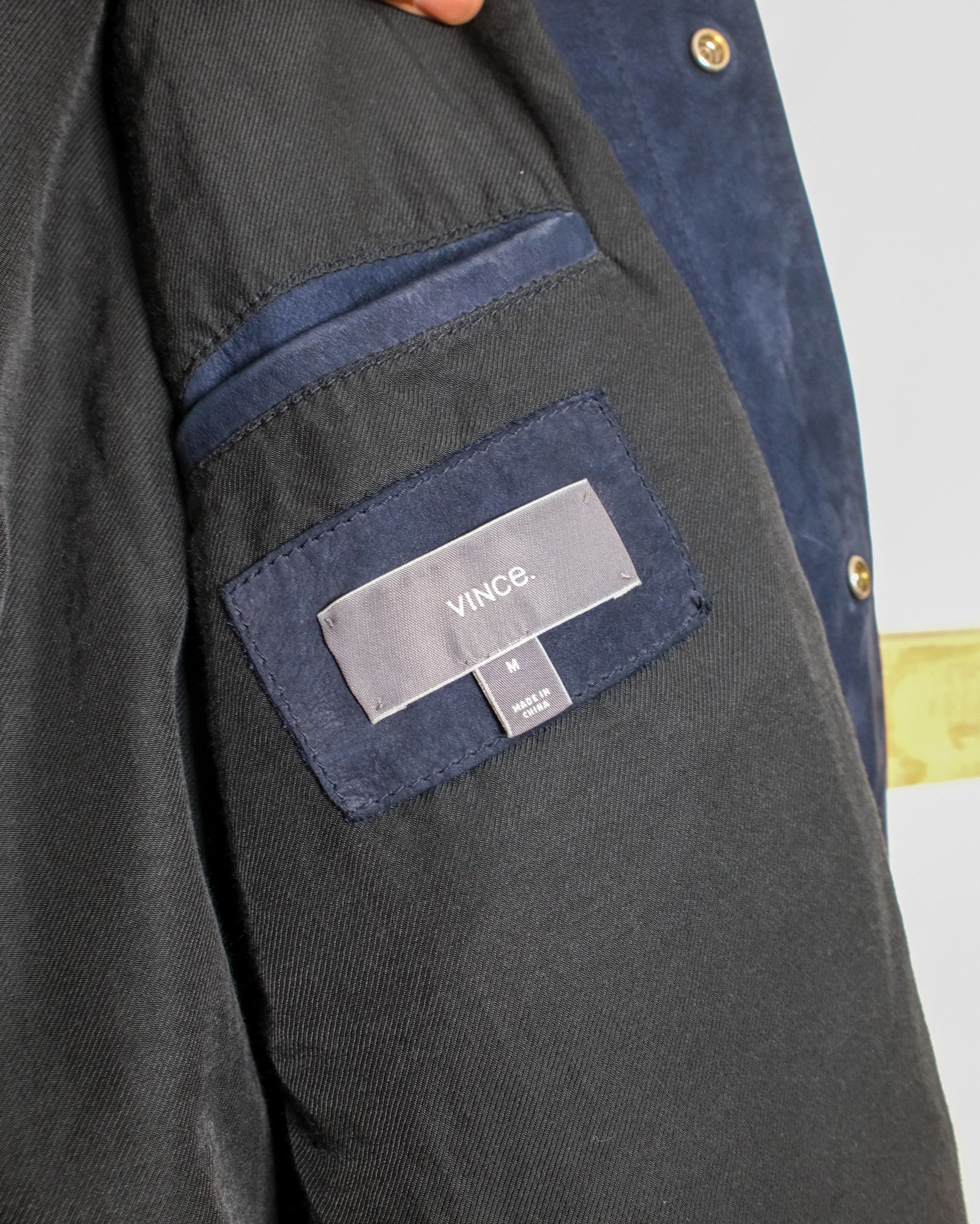 Vince Lambskin Blue Suede 2010s Era Vince Size US M / EU 48-50 / 2 - 4 Thumbnail
