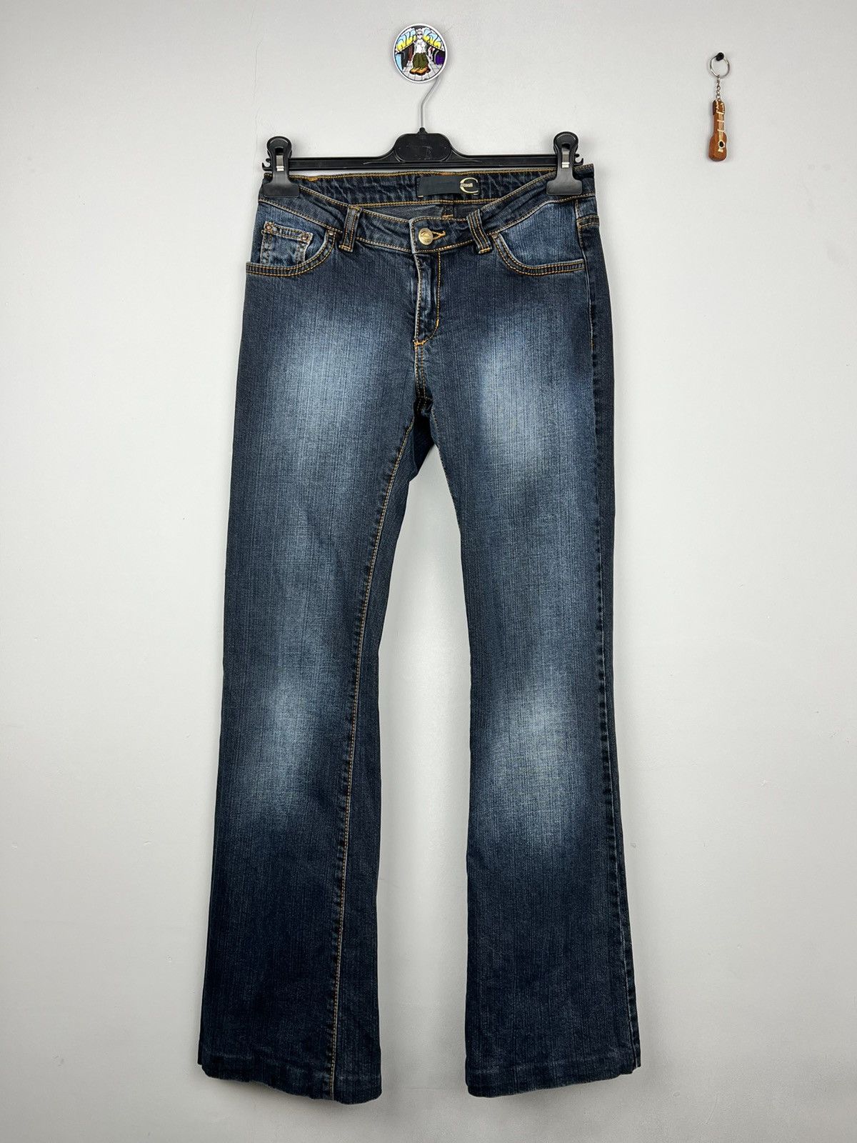 Just Cavalli × Roberto Cavalli Just Cavalli Avant-garde Roberto Jeans Denim Pants Y2K Size 28" / US 6 / IT 42 - 1 Thumbnail