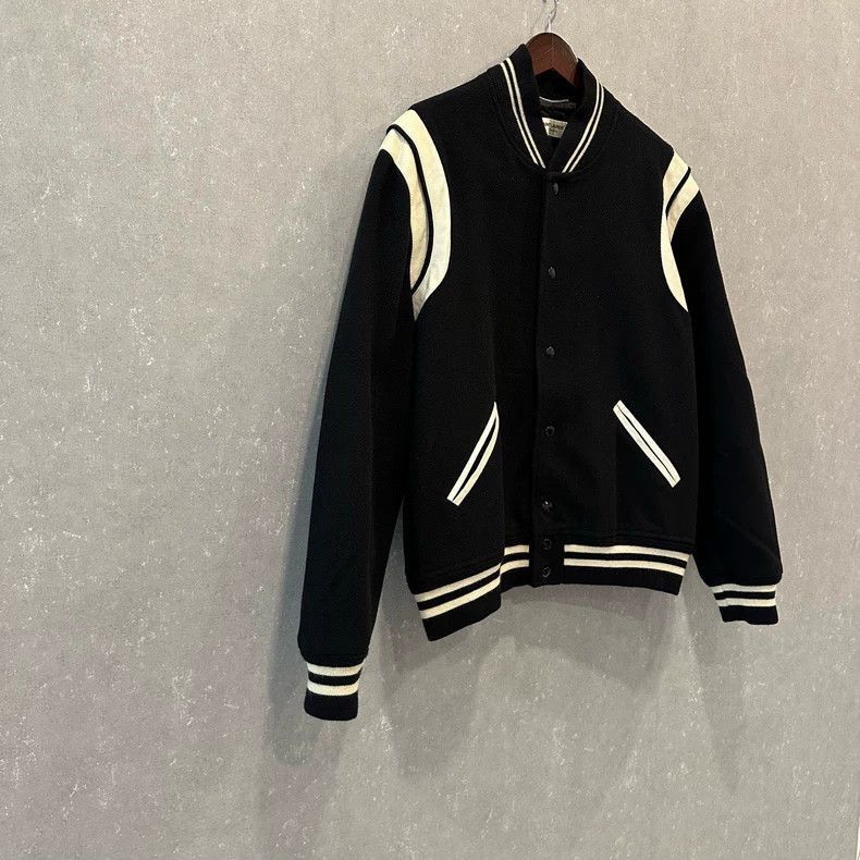 Saint Laurent Paris Saint Laurent Paris Classic baseball jacket-2506 Size US L / EU 52-54 / 3 - 3 Thumbnail
