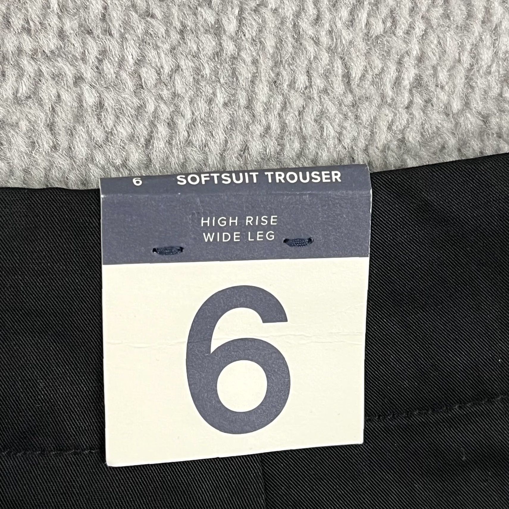Gap Gap High Rise Wide Leg Pants Women Size 6 Black Casual Trouser 29x29 Size 28" / US 6 / IT 42 - 2 Thumbnail