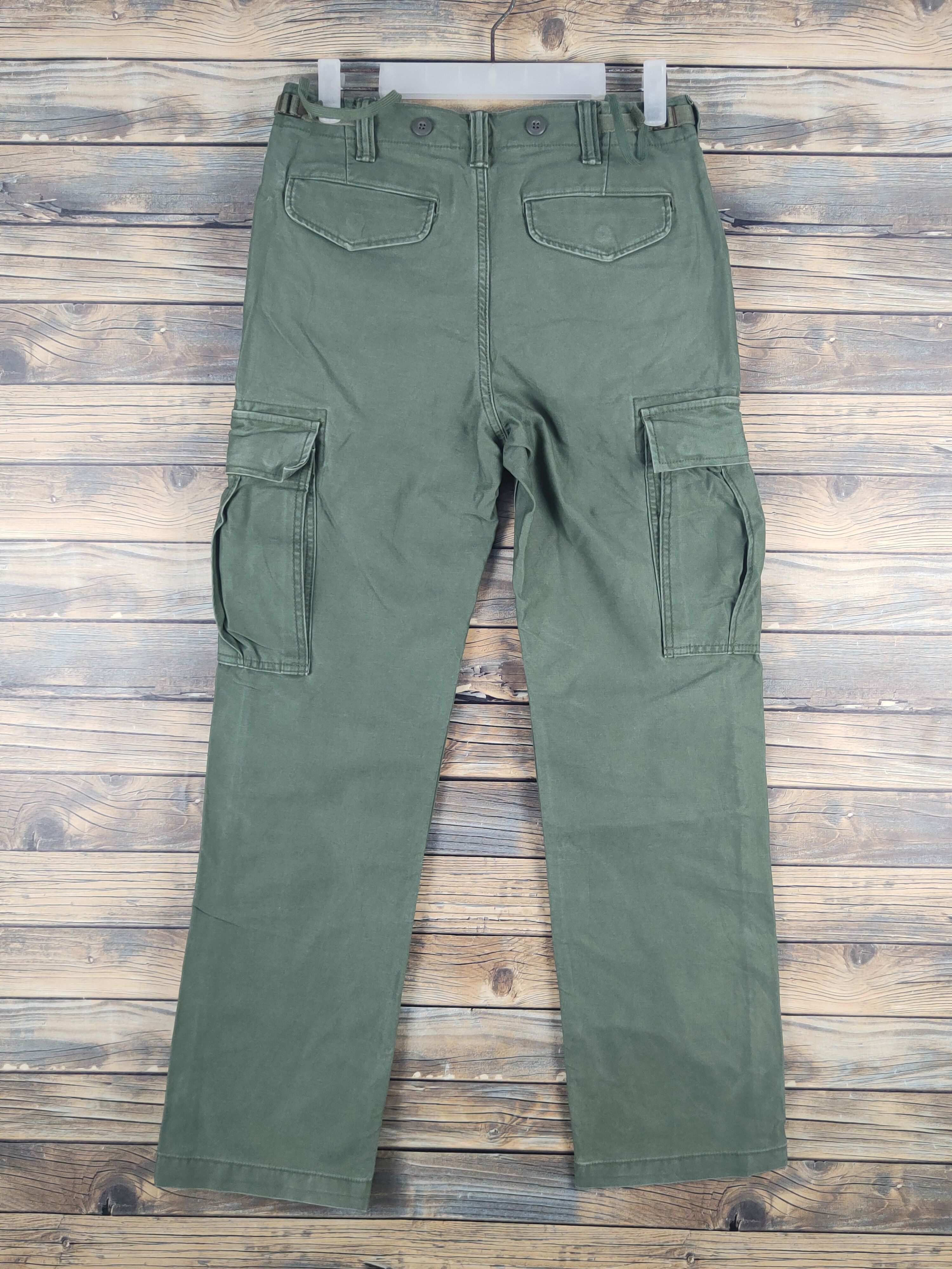 Japanese Brand DL Gap Green Multipocket Tactical Cargo Pants #1576 Size US 29 - 7 Thumbnail