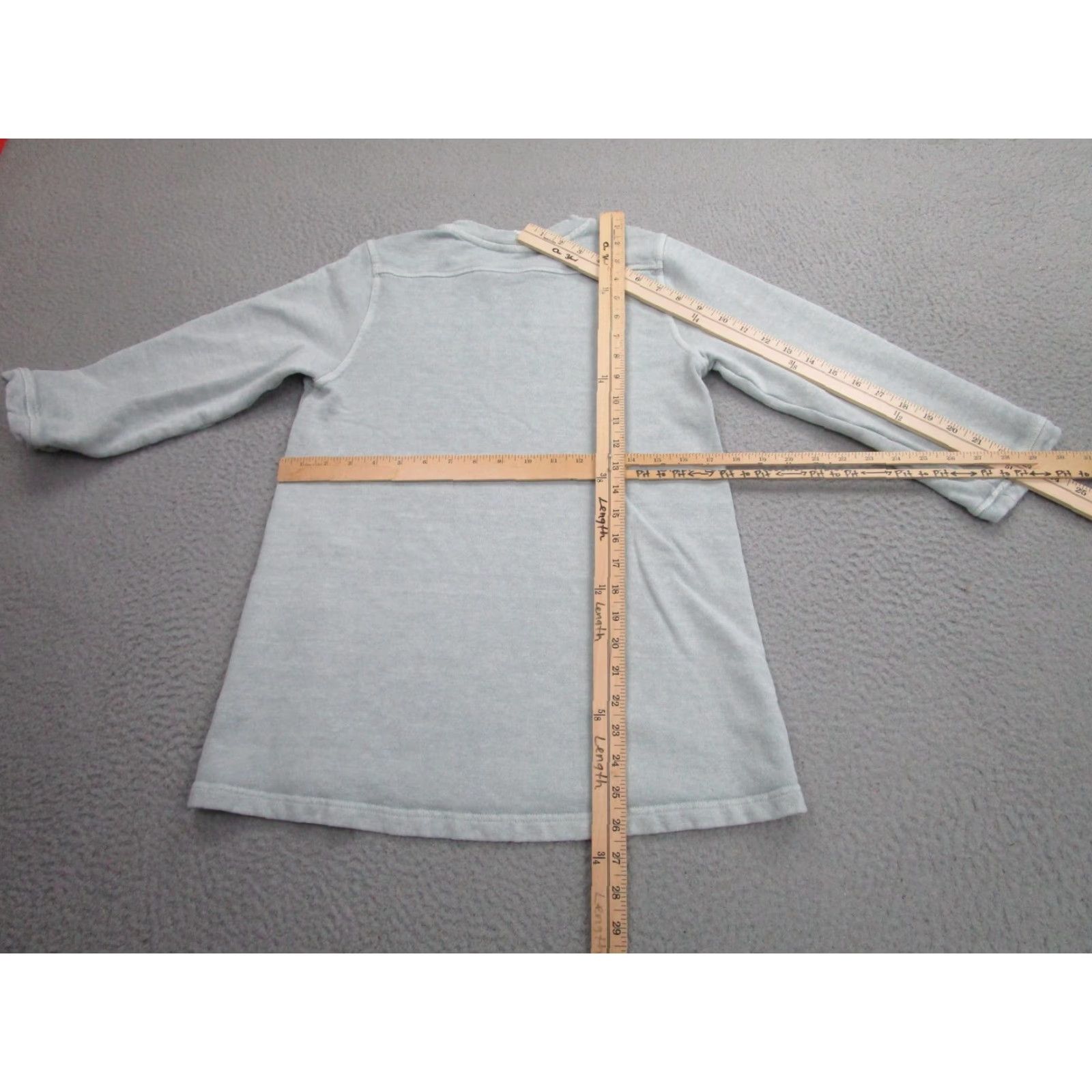 Vintage VINTAGE Wrap London Womens Sweatshirt Dress Tunic 4 Gray Hemp Blend Side Zip WQ46 Size S / US 4 / IT 40 - 7 Thumbnail