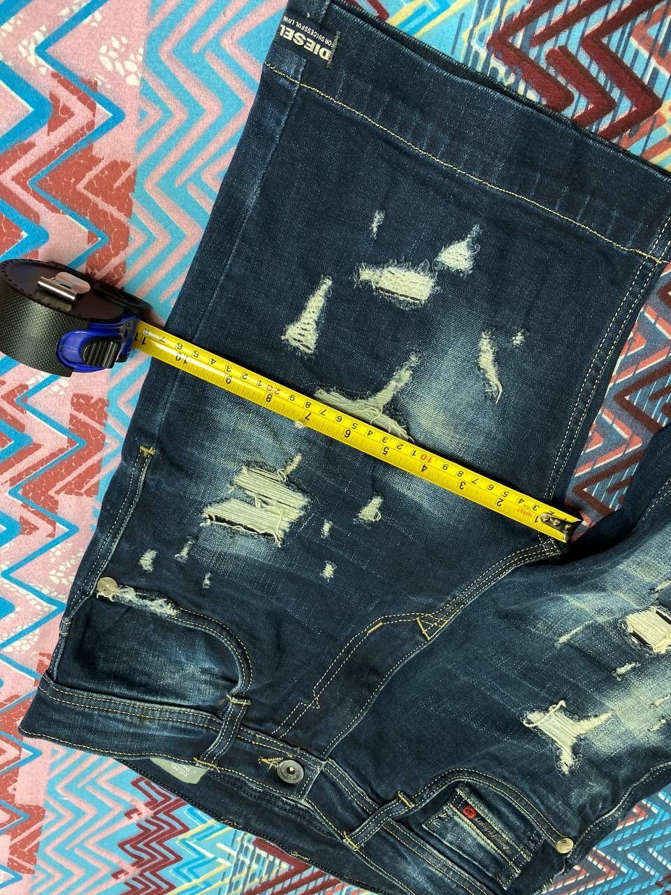 Diesel × Japanese Brand Gothicana Y2K Bondage Gothic Multipocket Cargo Shorts Size US 30 / EU 46 - 8 Thumbnail