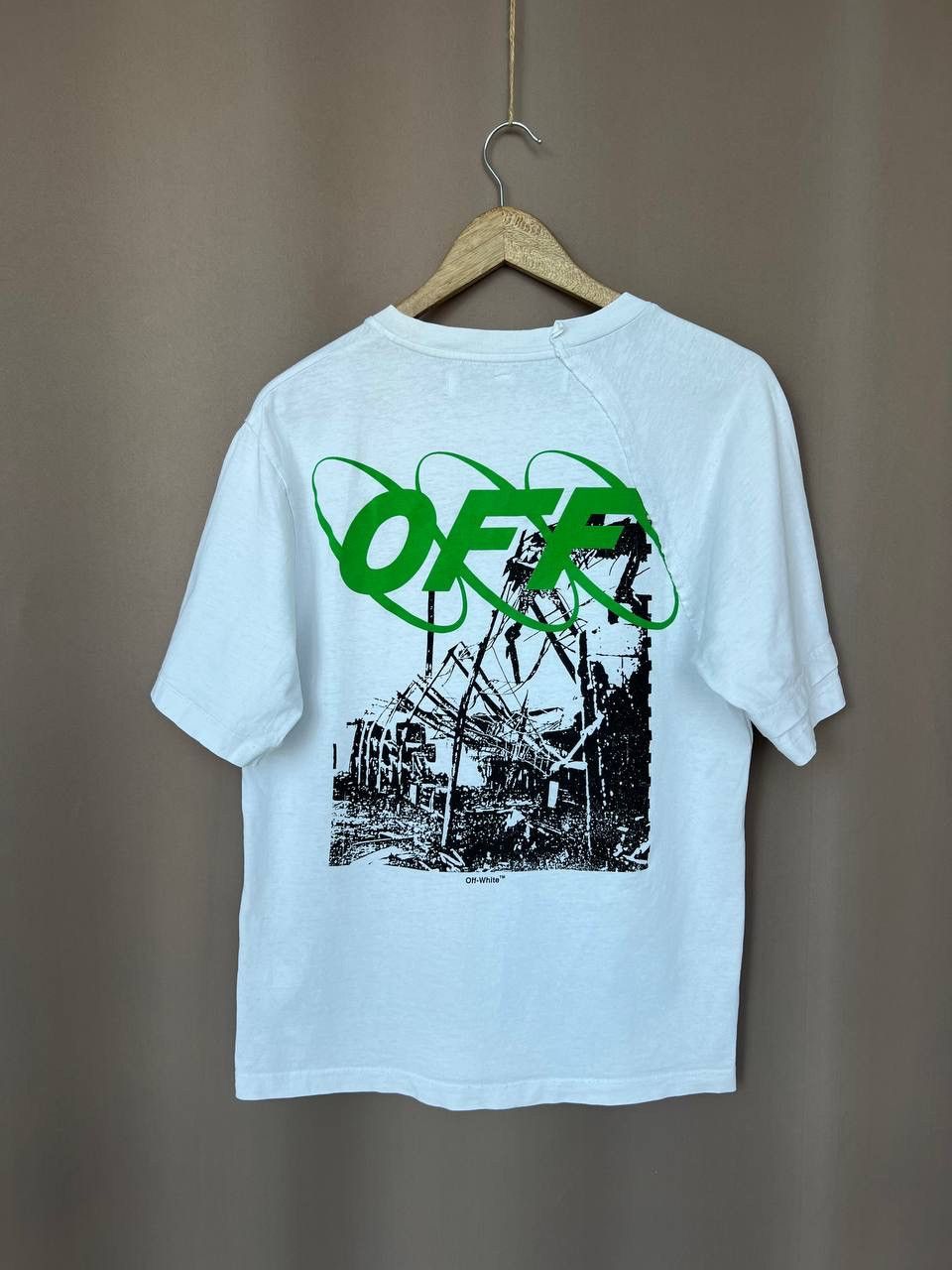 Off-White Off-White Ruined Factory Oversized T-Shirt Mens Size S Size US S / EU 44-46 / 1 - 7 Thumbnail