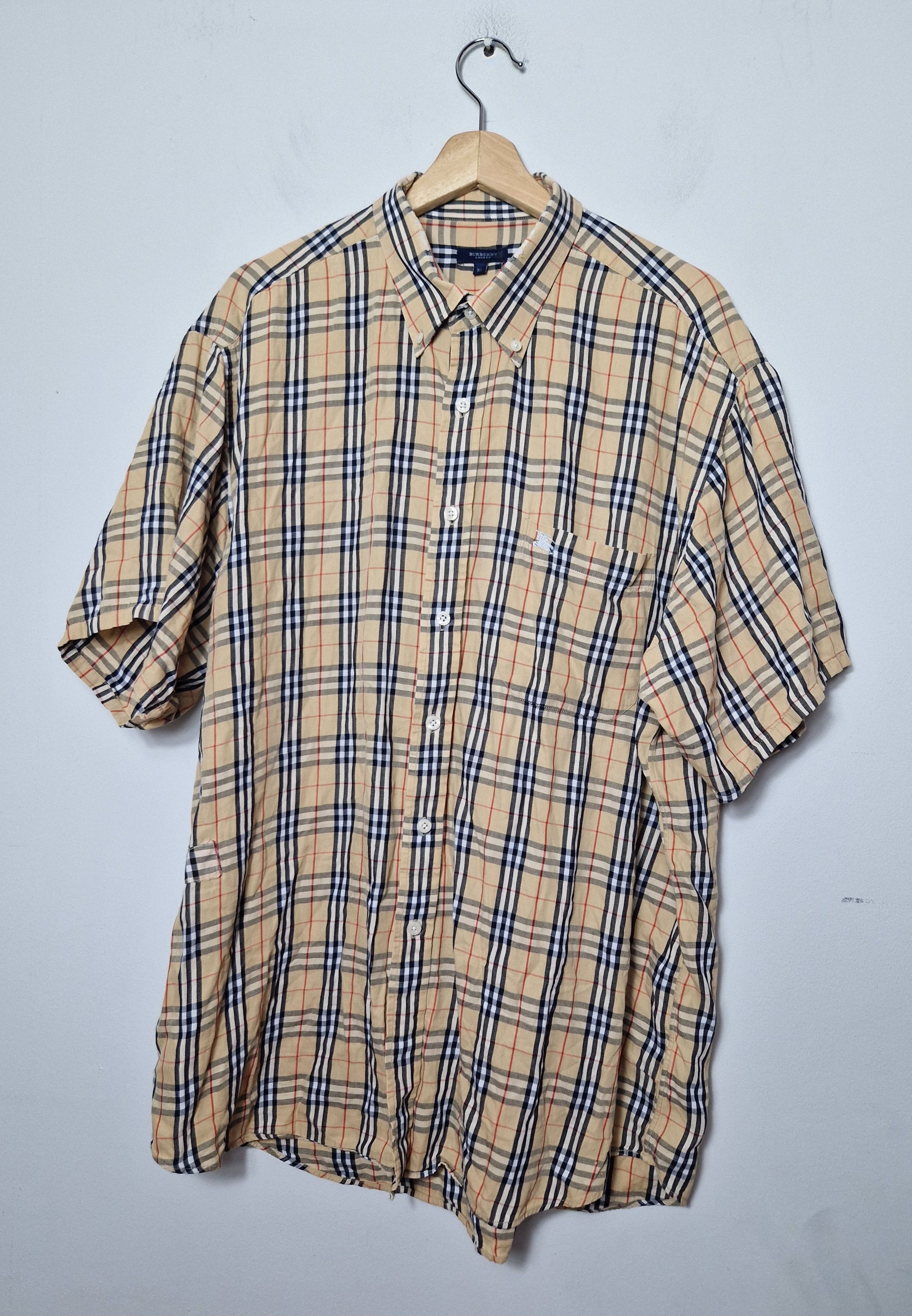 Burberry × Vintage Burberry vintage nova check shirt Size US XL / EU 56 / 4 - 1 Thumbnail