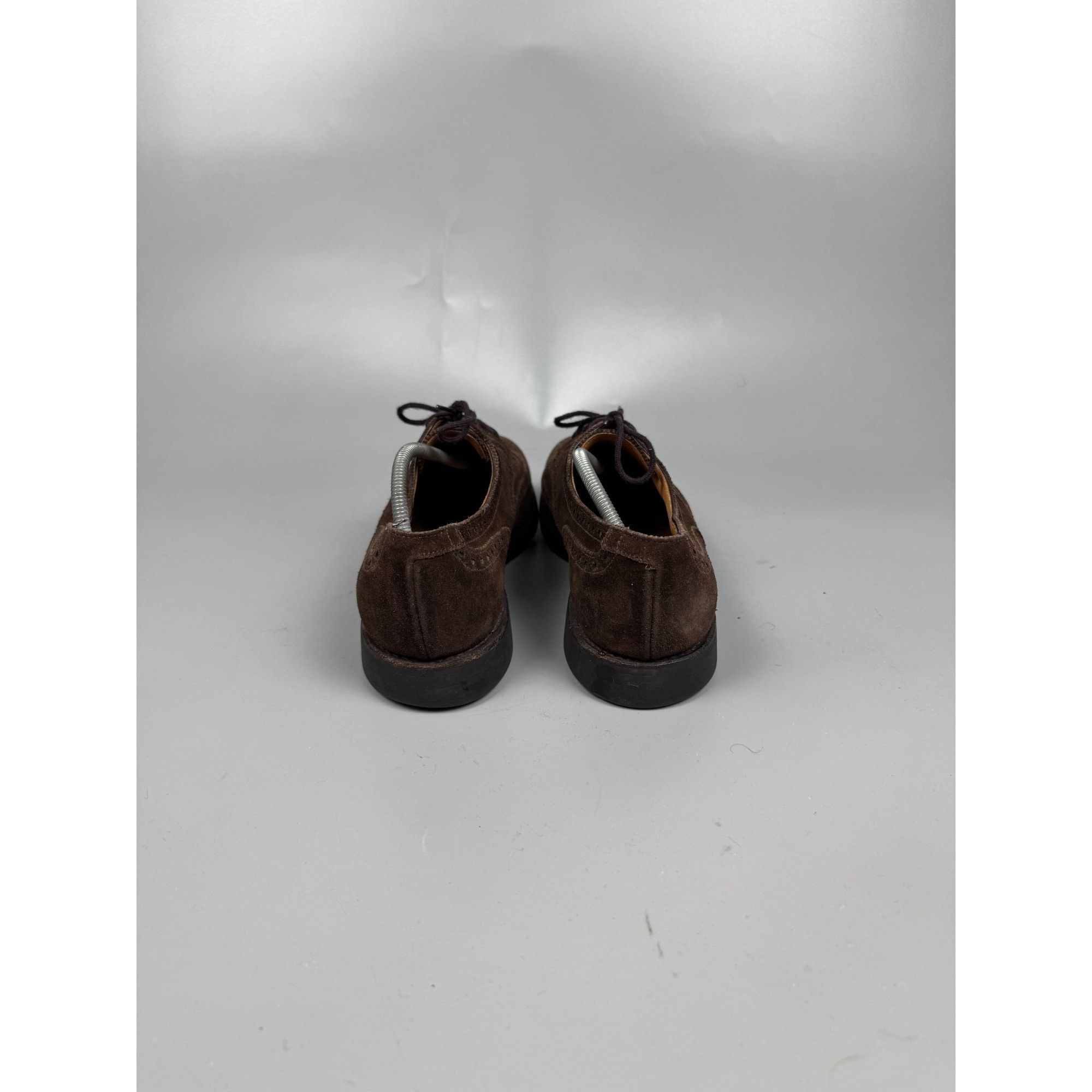 Other Ed Meier Munich Dark Brown Suede Brogues (Y1178) Size US 9 / EU 42 - 5 Thumbnail