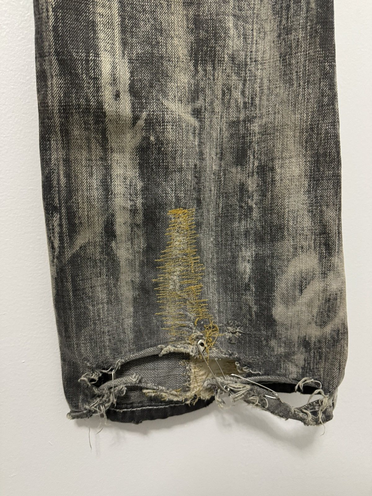 Yasuyuki Ishii Distressed Jeans Size US 31 - 6 Thumbnail