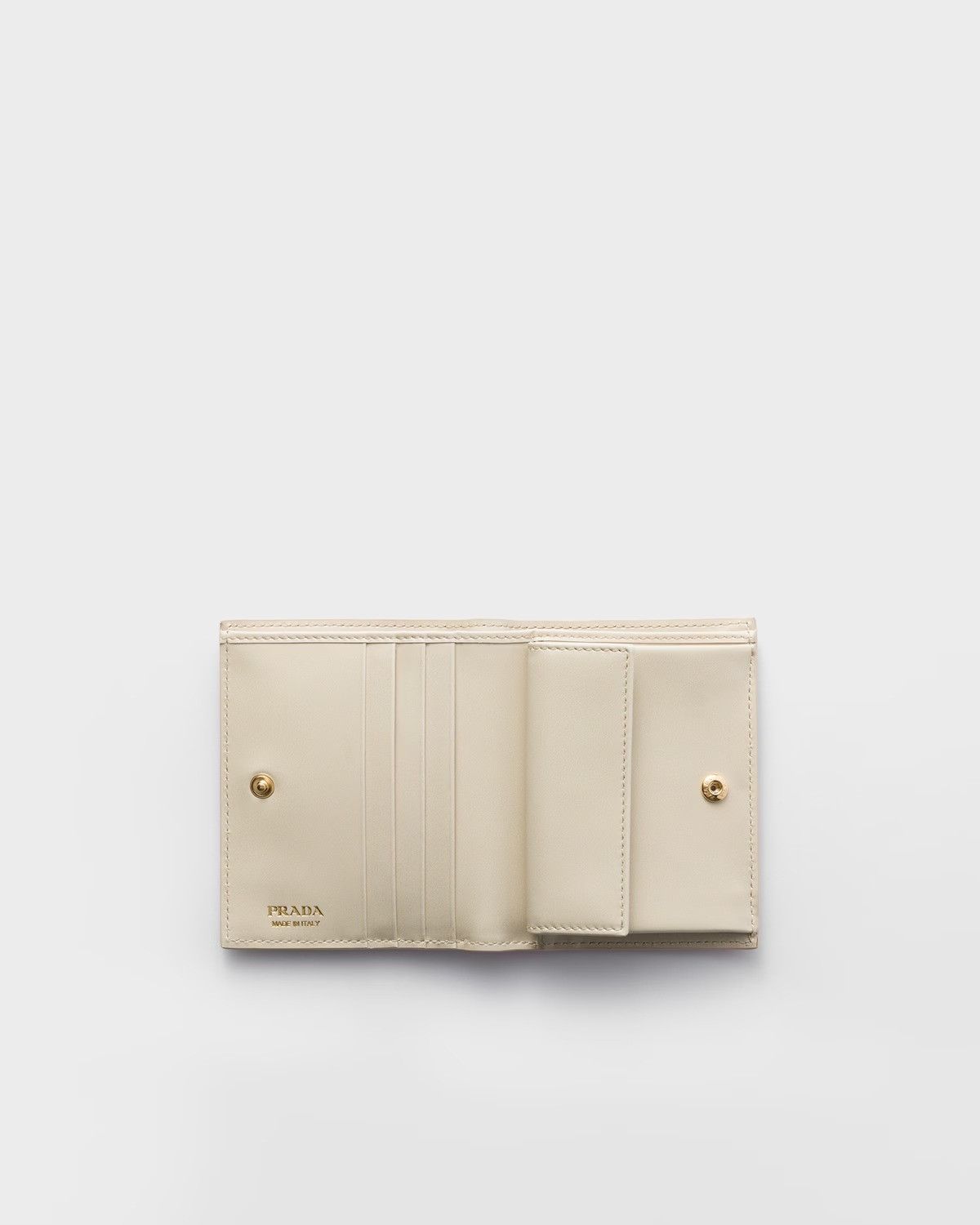 Prada o1B3y1r0526 Size: OS / Small Floral-Print Saffiano Wallet Size ONE SIZE - 2 Thumbnail