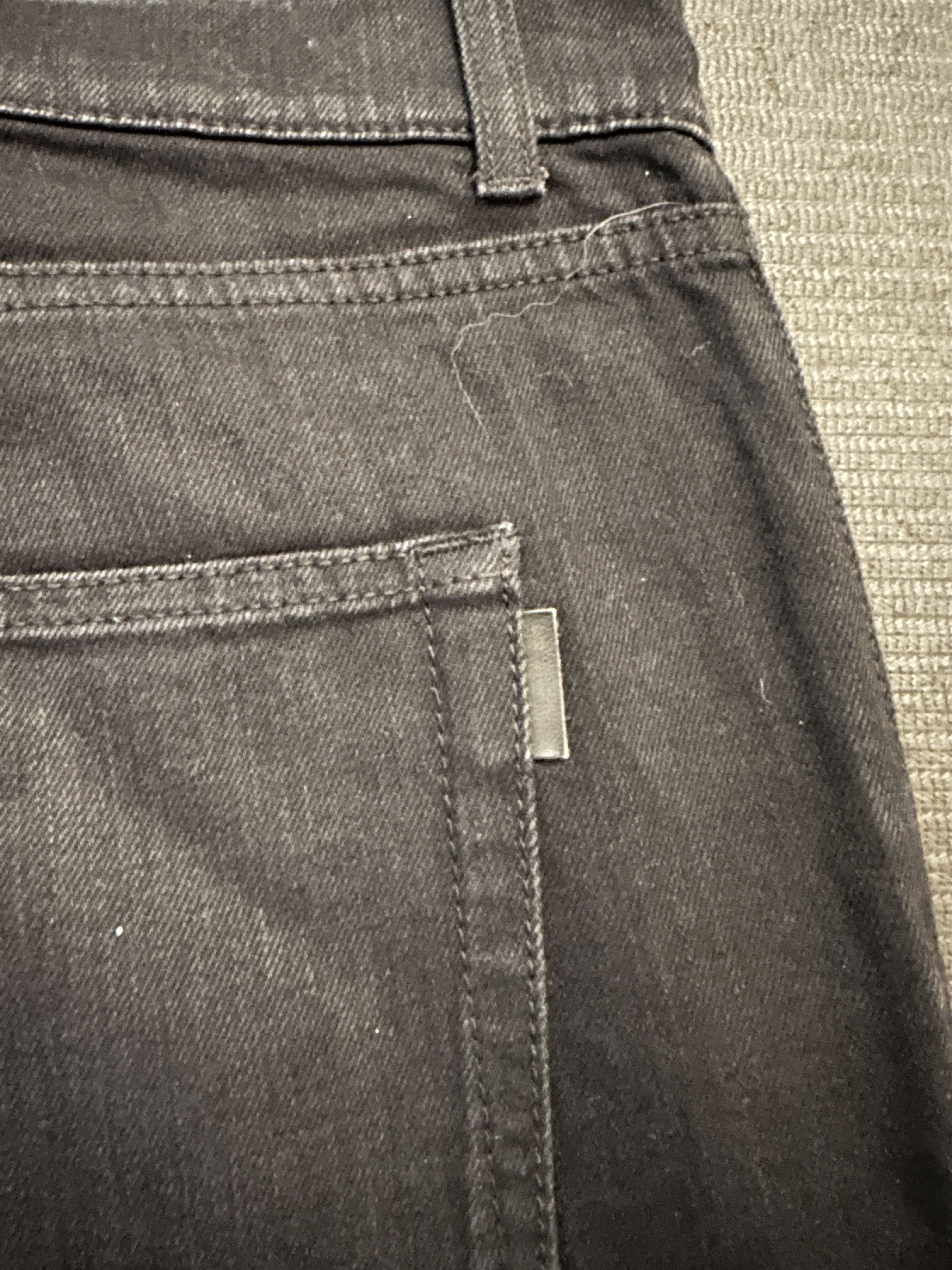 Saint Laurent Paris 2018 Raw Black D02 Denim Size 30 RARE Size US 30 / EU 46 - 6 Thumbnail