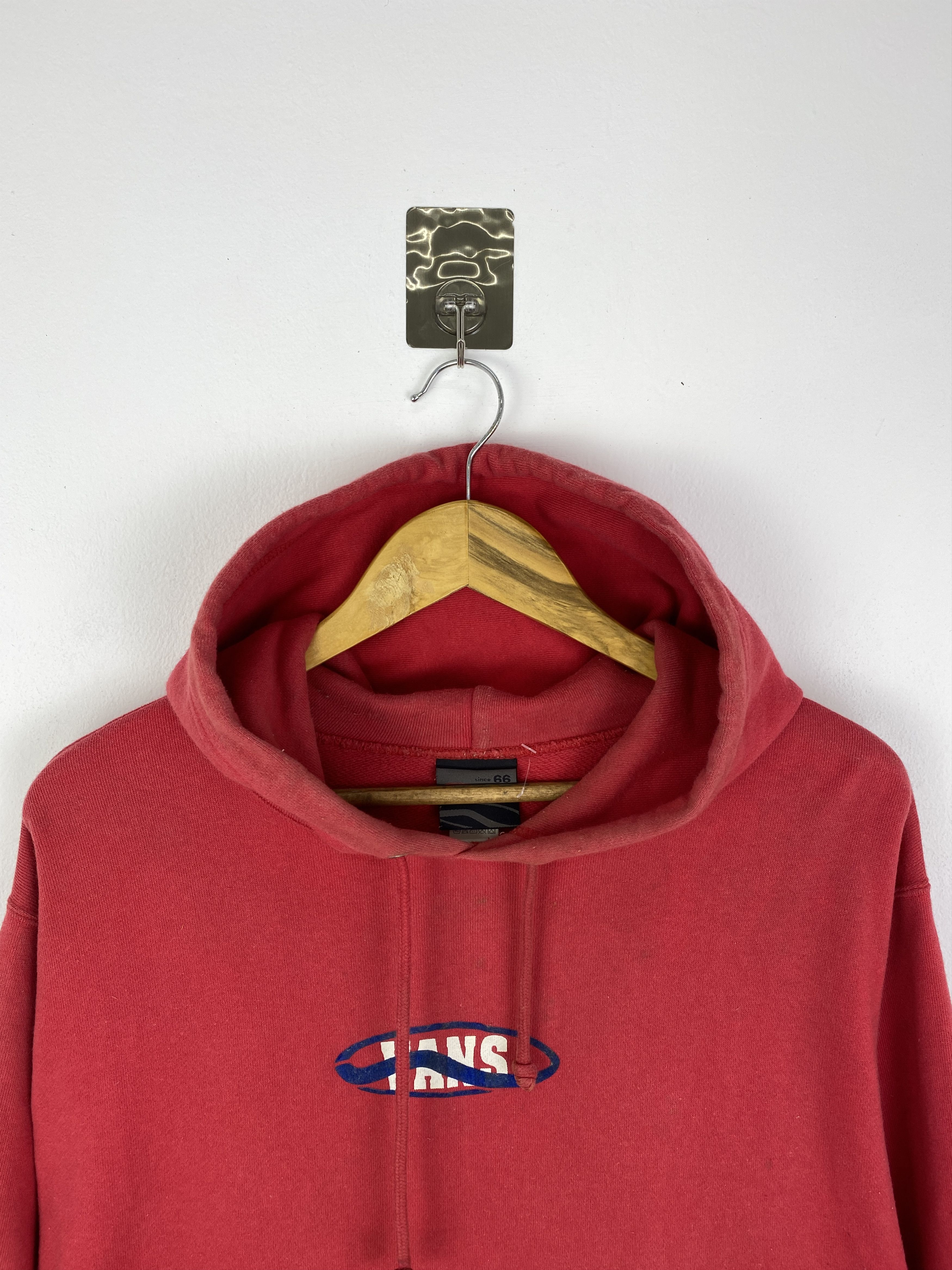 Vans Vintage Vans Central Logo Hoodie Pull Over SH0101 Size US L / EU 52-54 / 3 - 5 Thumbnail