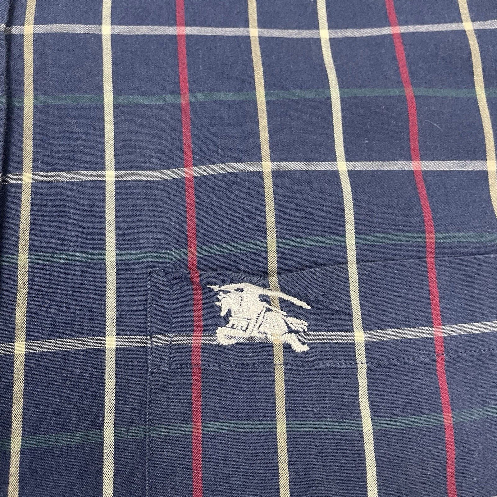 Burberry Burberry Shirt Vintage Nova Check Button Up Short Sleeve M Size US M / EU 48-50 / 2 - 2 Thumbnail