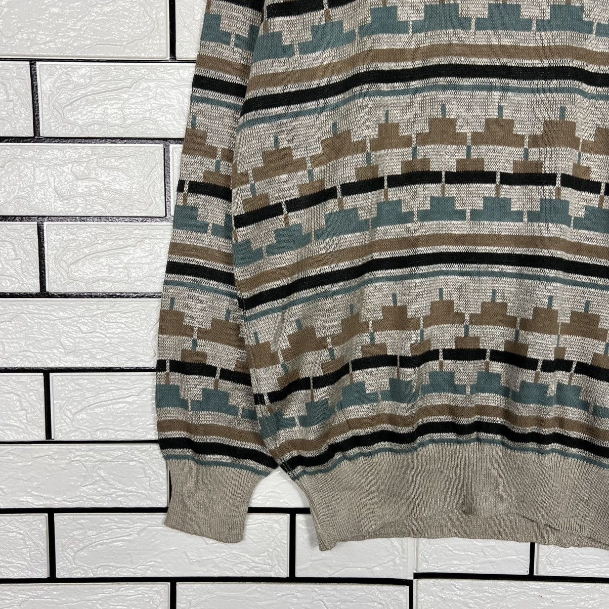 Japanese Brand Vintage 90's INTERMEZZO Knitted Sweatshirt #3956-C180 Size US M / EU 48-50 / 2 - 5 Thumbnail