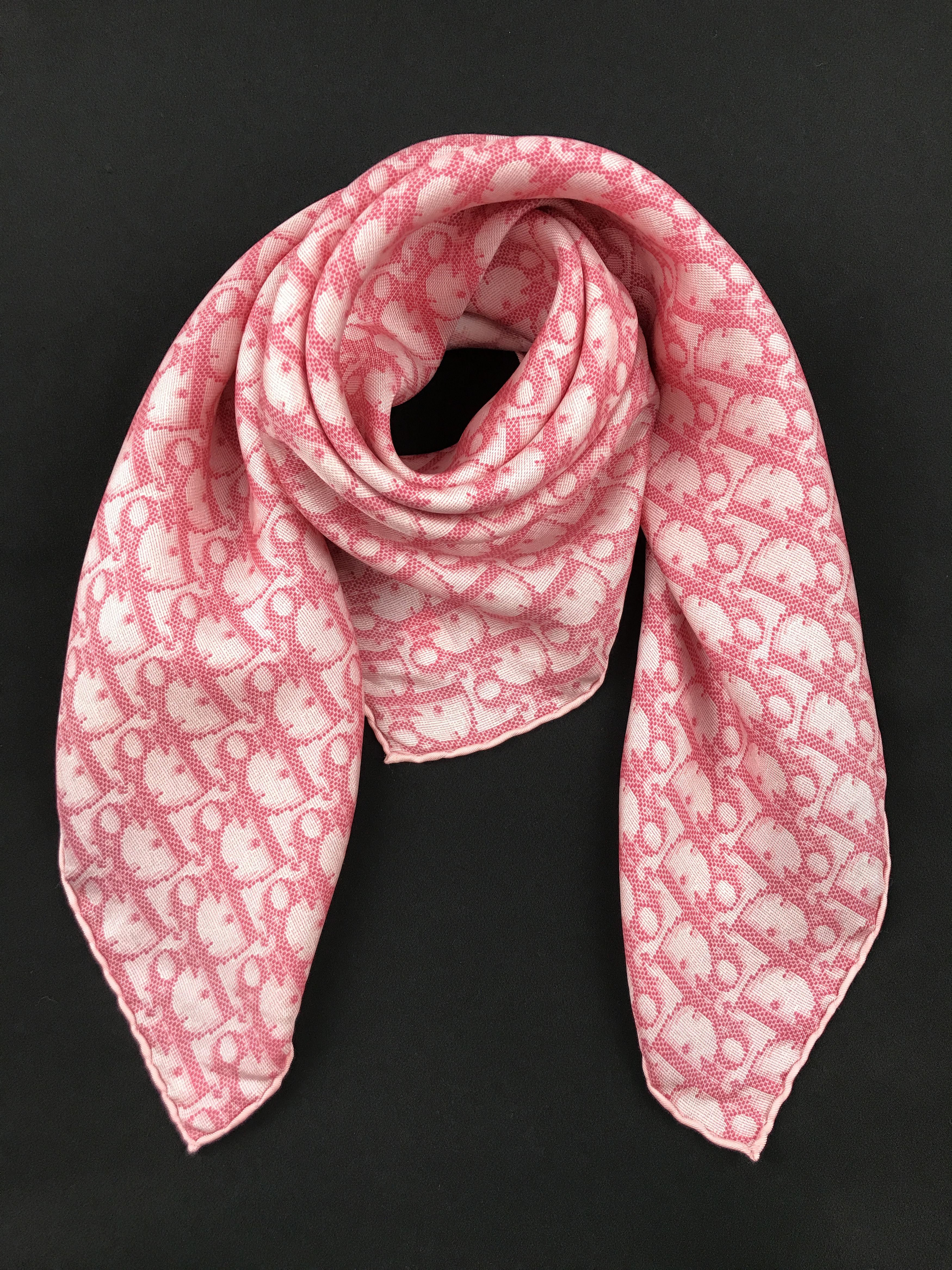 Christian Dior Monsieur × Vintage Vintage Christian Dior Monogram Silk Scarf Size ONE SIZE - 6 Thumbnail
