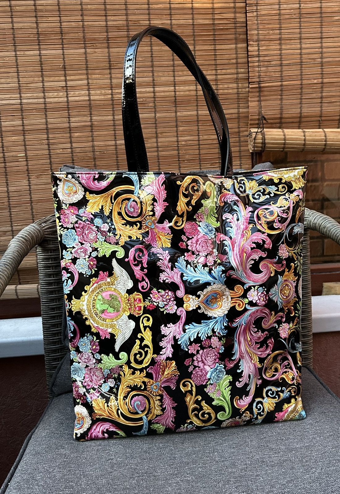Versace Jeans Couture Versace Jeans Couture Versailles Baroque Print Tote Bag Size ONE SIZE - 1 Thumbnail