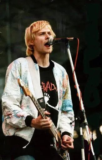 Nirvana 90s Vintage Leslie Jordan World Map AOP jacket kurt cobain Size US L / EU 52-54 / 3 - 6 Thumbnail