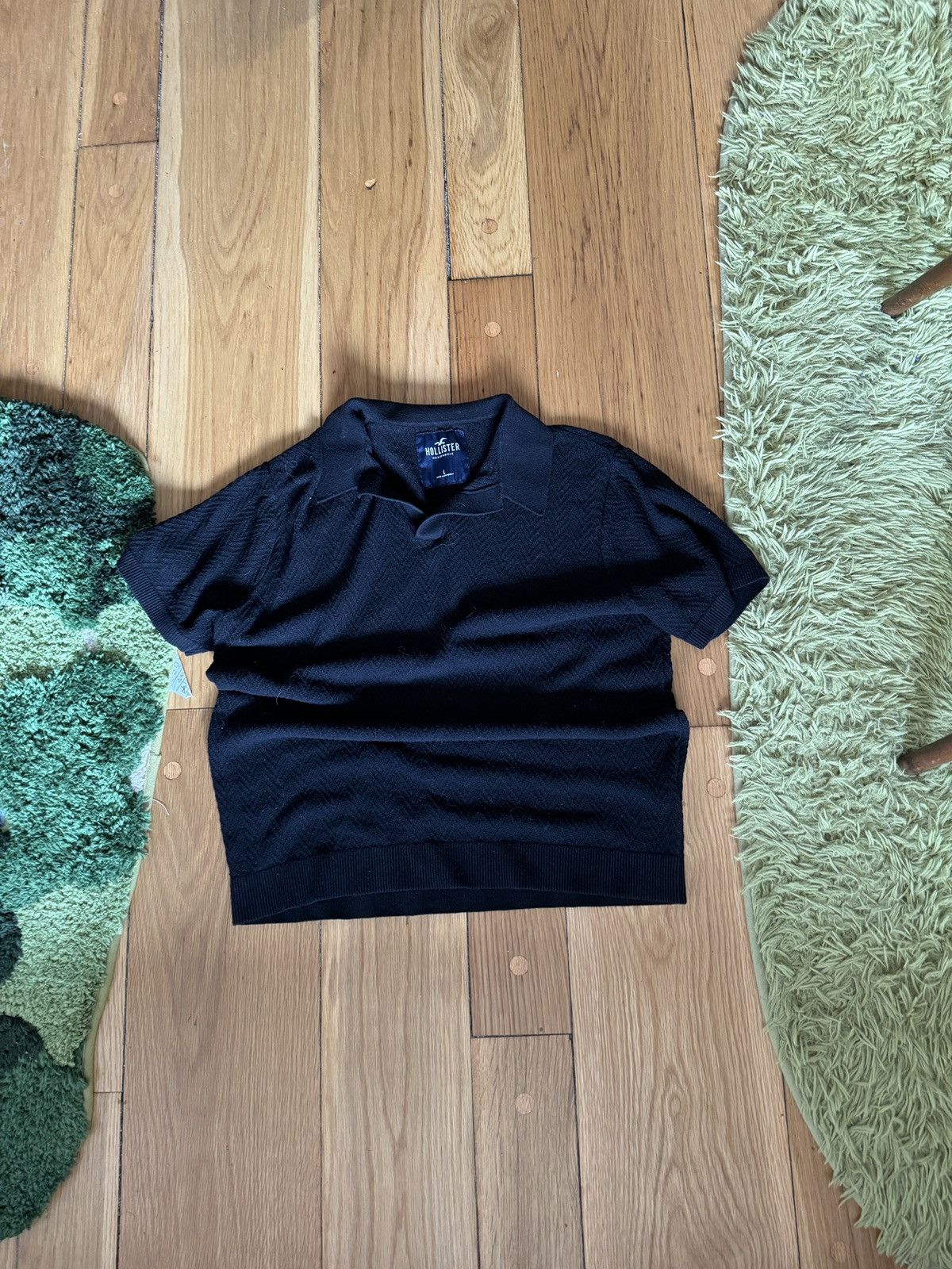 Vintage VINTAGE BLACK POLO Size US S / EU 44-46 / 1 - 1 Thumbnail