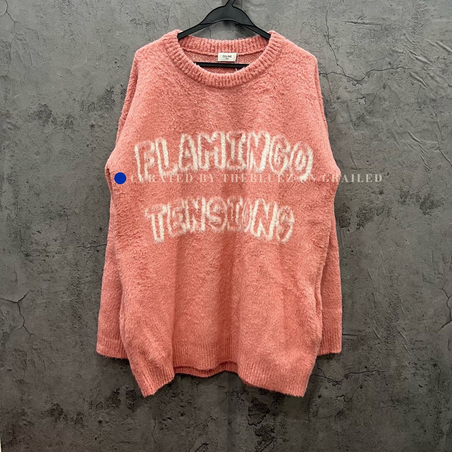 Celine Celine Pink Mohair Sweater Size S / US 4 / IT 40 - 1 Thumbnail