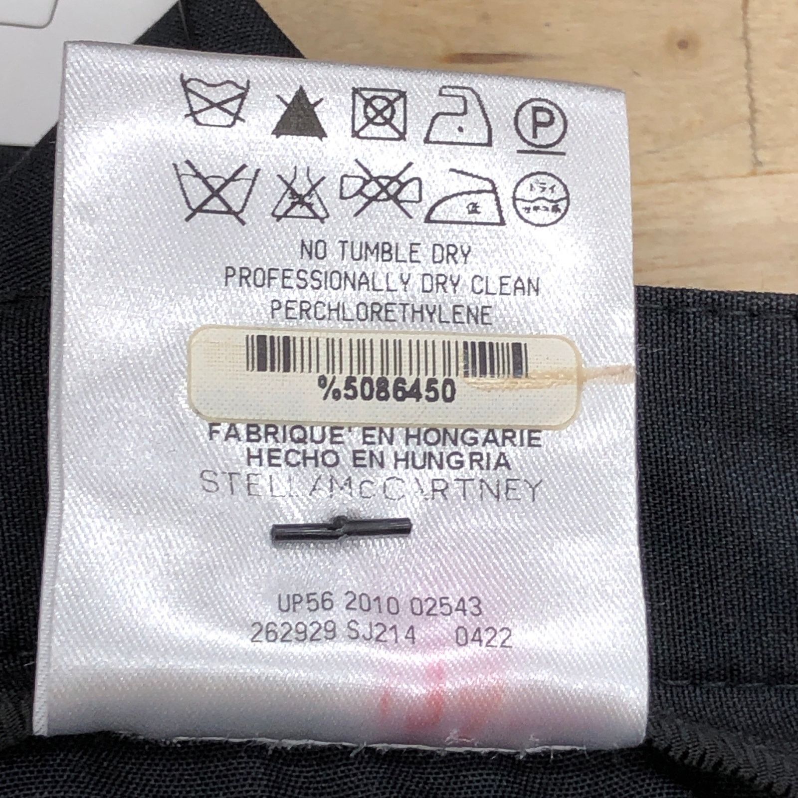 Stella McCartney Stella McCartney Size 44 US 10 Skort Side Zip Black Size 32" / US 10 / IT 46 - 17 Thumbnail