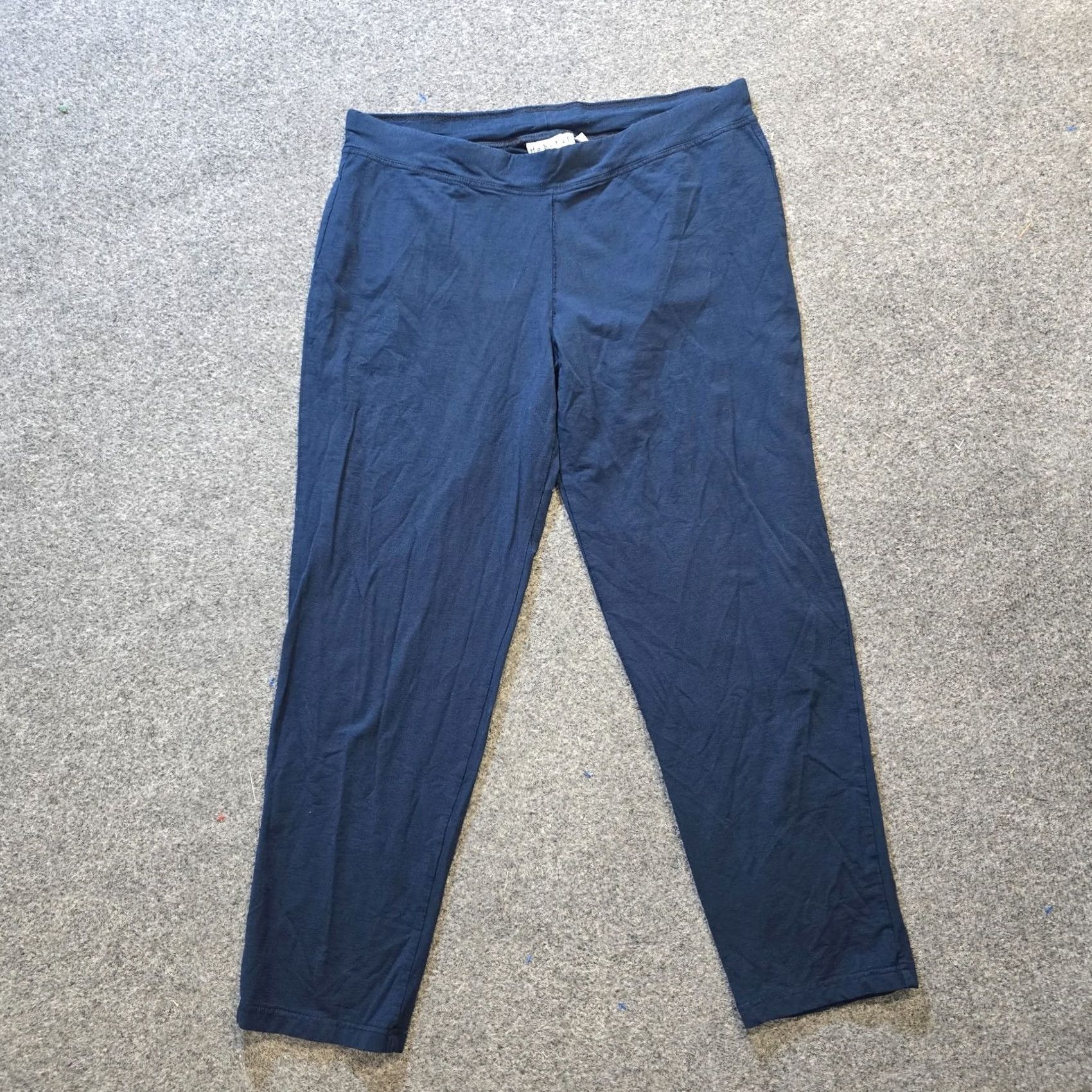 Habitat Habitat Pants Womens Medium Blue Tapered Leggings Stretch Knit Mid Rise Casual Size 32" / US 10 / IT 46 - 2 Thumbnail