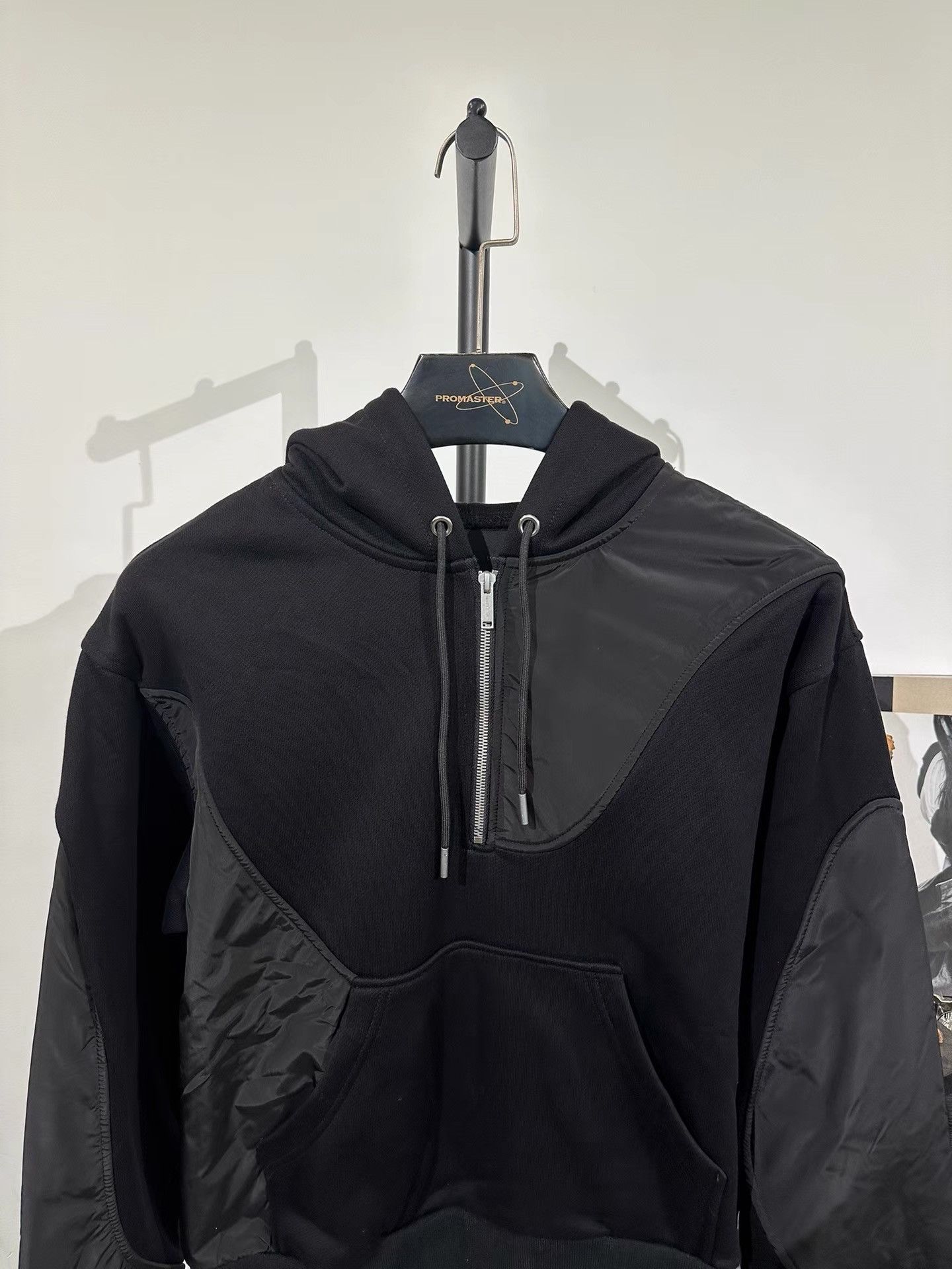 Heliot Emil Heliot Emil HE Danish Avant-garde Nylon Spliced Hoodie K35 Size US S / EU 44-46 / 1 - 3 Thumbnail