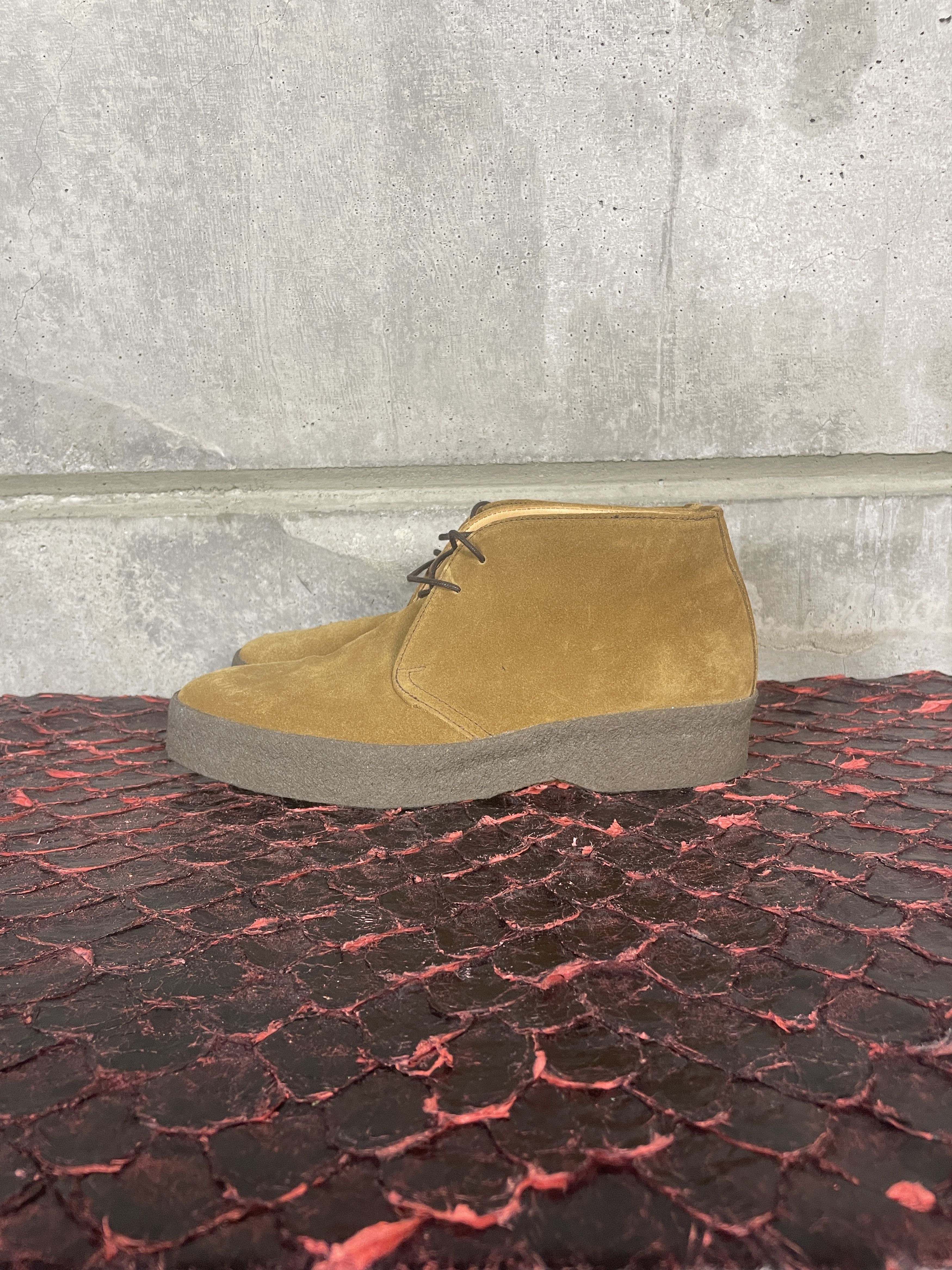 Sanders Hi Top Chuka Indiana Tan Suede Boots