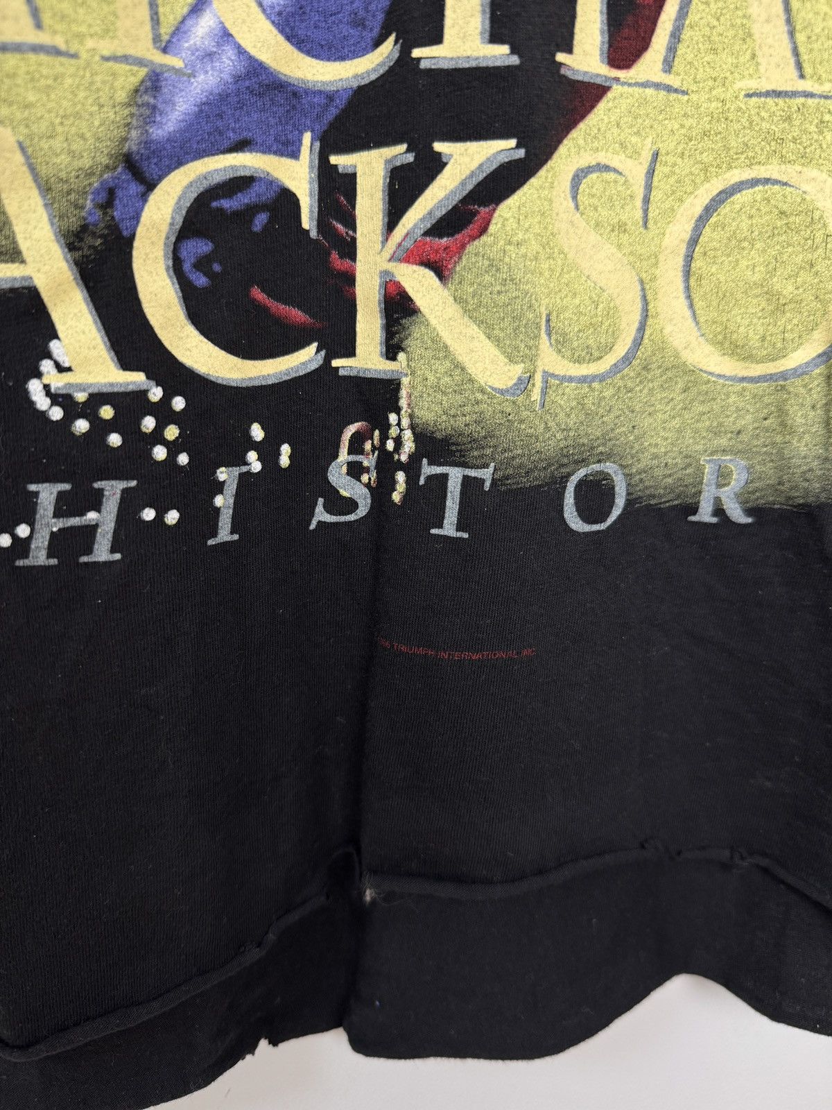 Band Tees × Michael Jackson × Vintage Vintage 1996 Michael Jackson History T-Shirt Size US XL / EU 56 / 4 - 4 Thumbnail