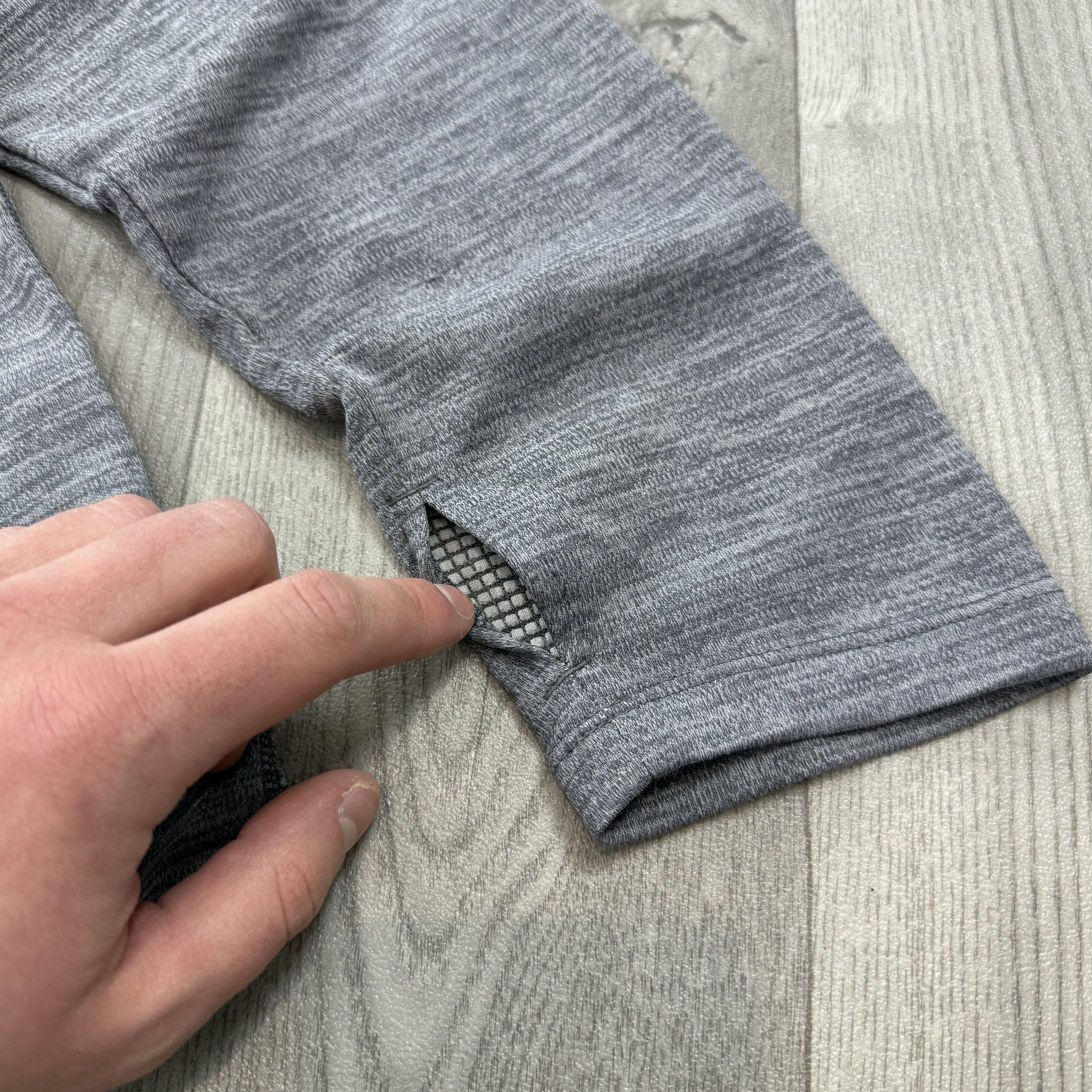 Nike Nike Running Grey Long Sleeve Rashguard 1/4 Sweater Size US XL / EU 56 / 4 - 7 Thumbnail