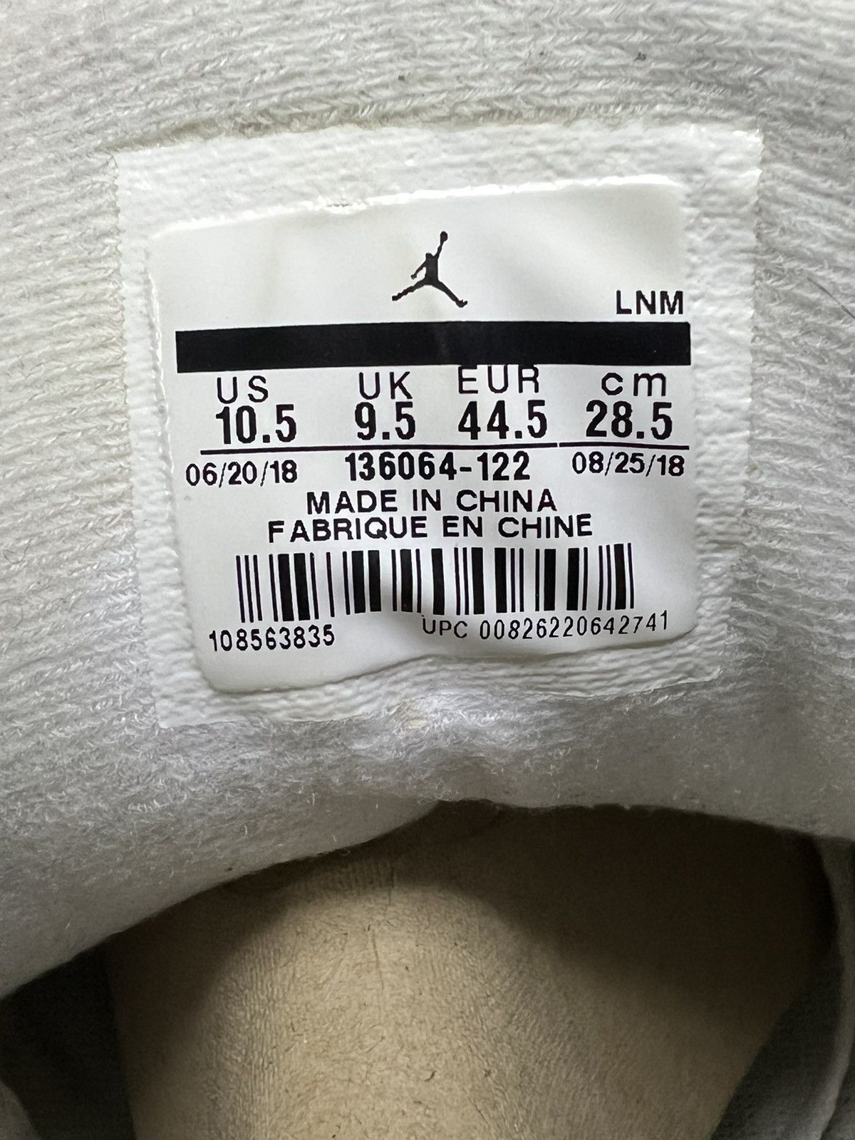 Jordan Brand Jordan 3 Retro Mocha 2018 Nike Air MJ Mens White Size 10.5 Size US 10.5 / EU 43-44 - 6 Thumbnail