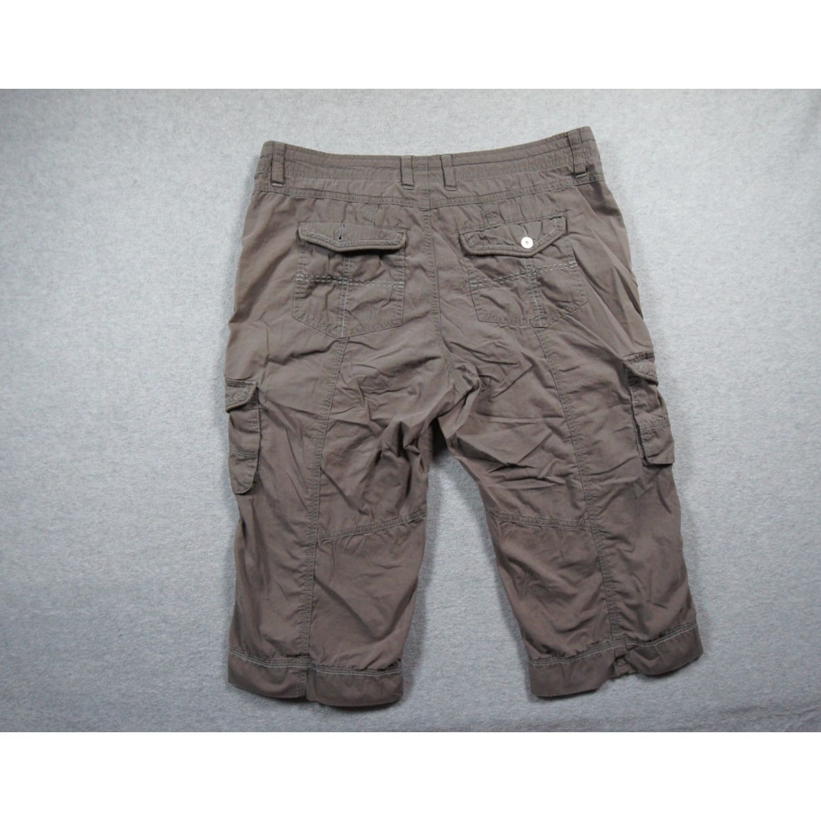 Vintage Kuhl Shorts Womens 10 Gray Cargo Pockets Kontra 118" Outdoors Hike Camp Ladies Size 32" / US 10 / IT 46 - 5 Thumbnail