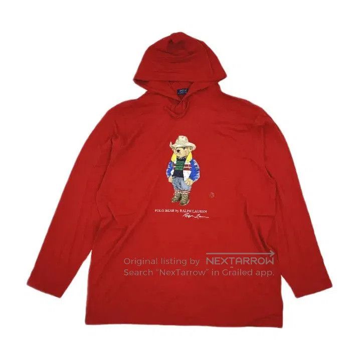 Polo Ralph Lauren Polo Ralph Lauren Bear Print Hooded Long. Size US XXL / EU 58 / 5 - 1 Thumbnail
