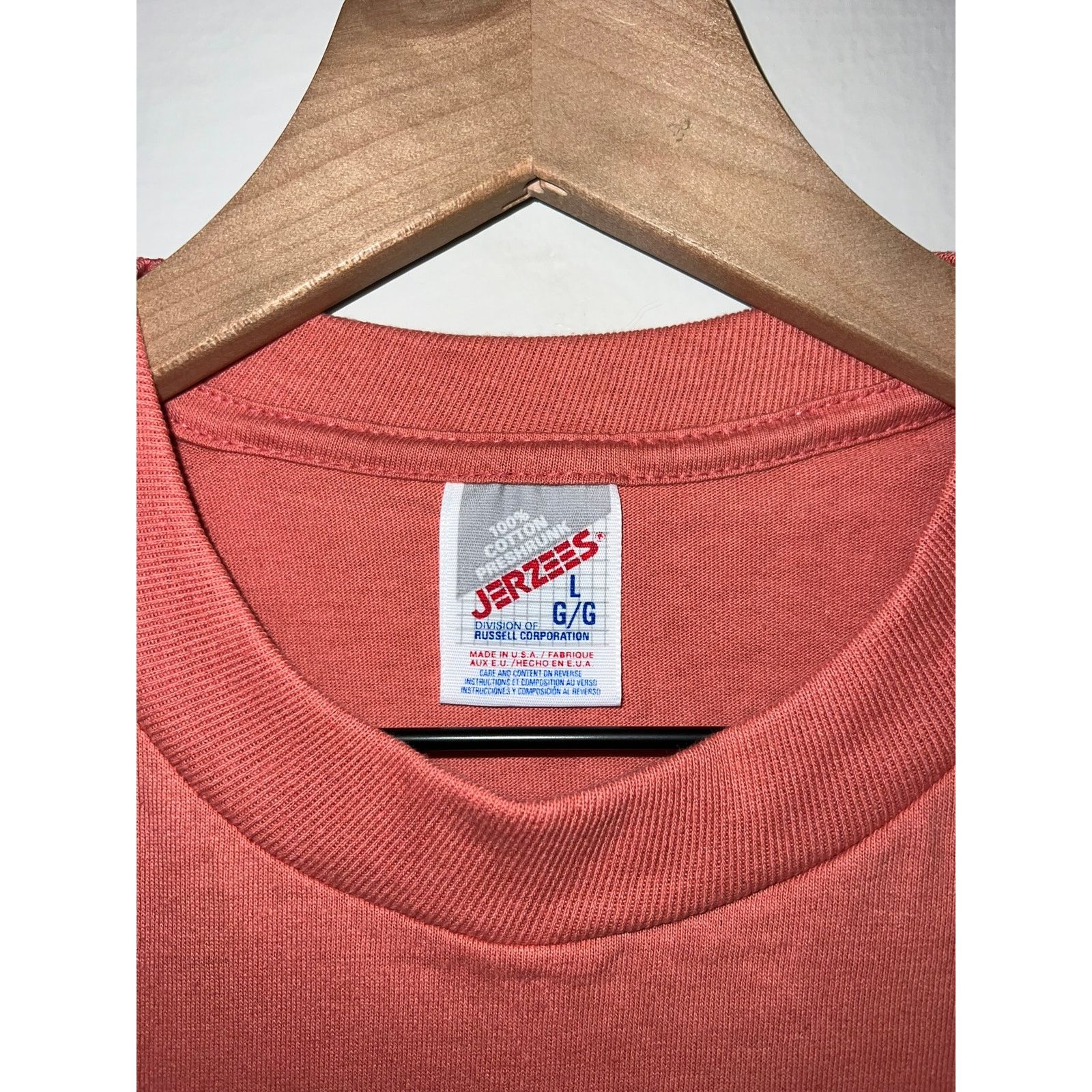 Jerzees Vintage Las Vegas Desert Shirt Pink Graphic VTG 1990s 90s L Size US L / EU 52-54 / 3 - 5 Thumbnail