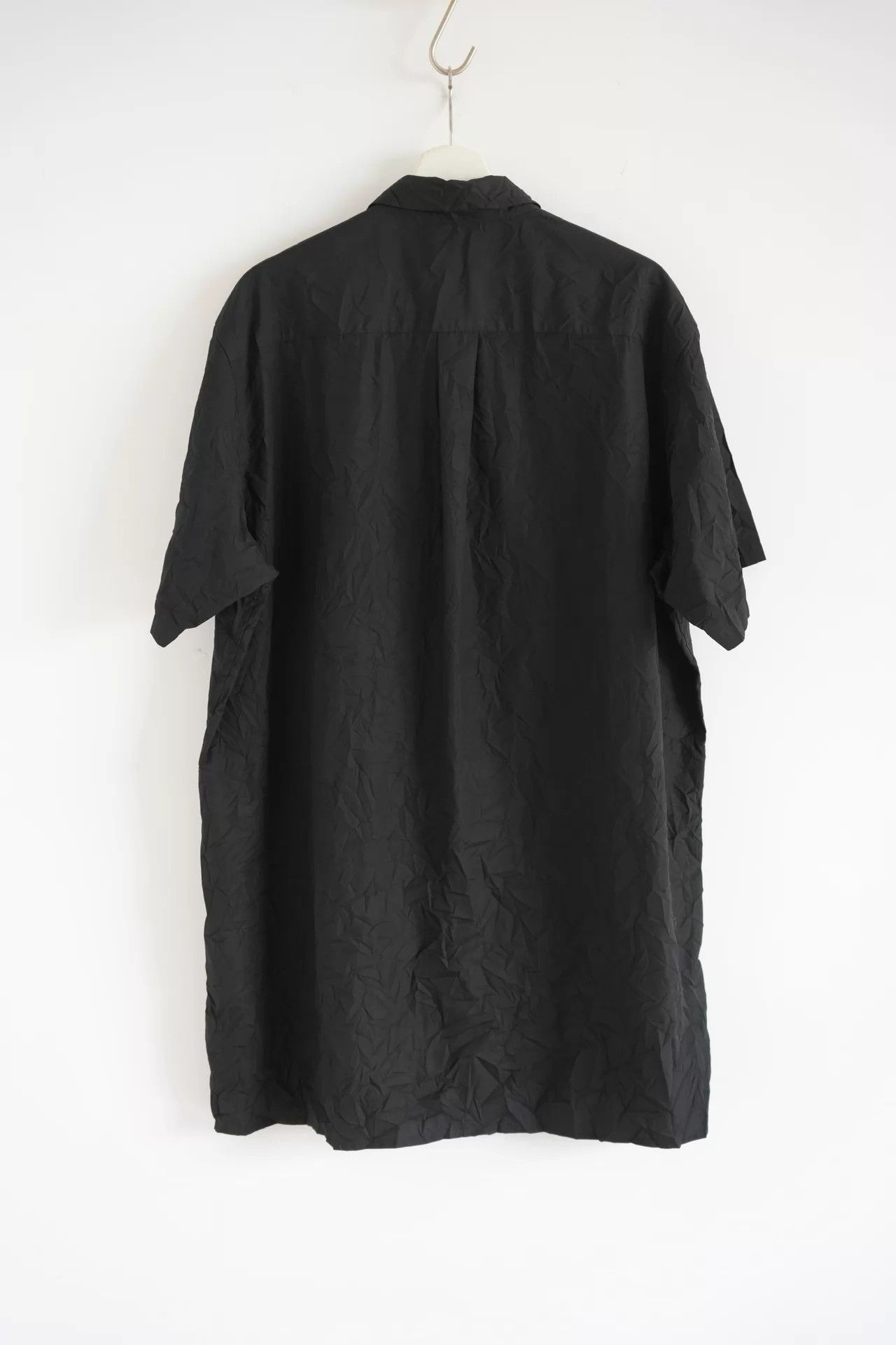 Yohji Yamamoto Yohji Yamamoto 22SS Pleated Loose SS Cotton Shirt Size US XL / EU 56 / 4 - 2 Thumbnail