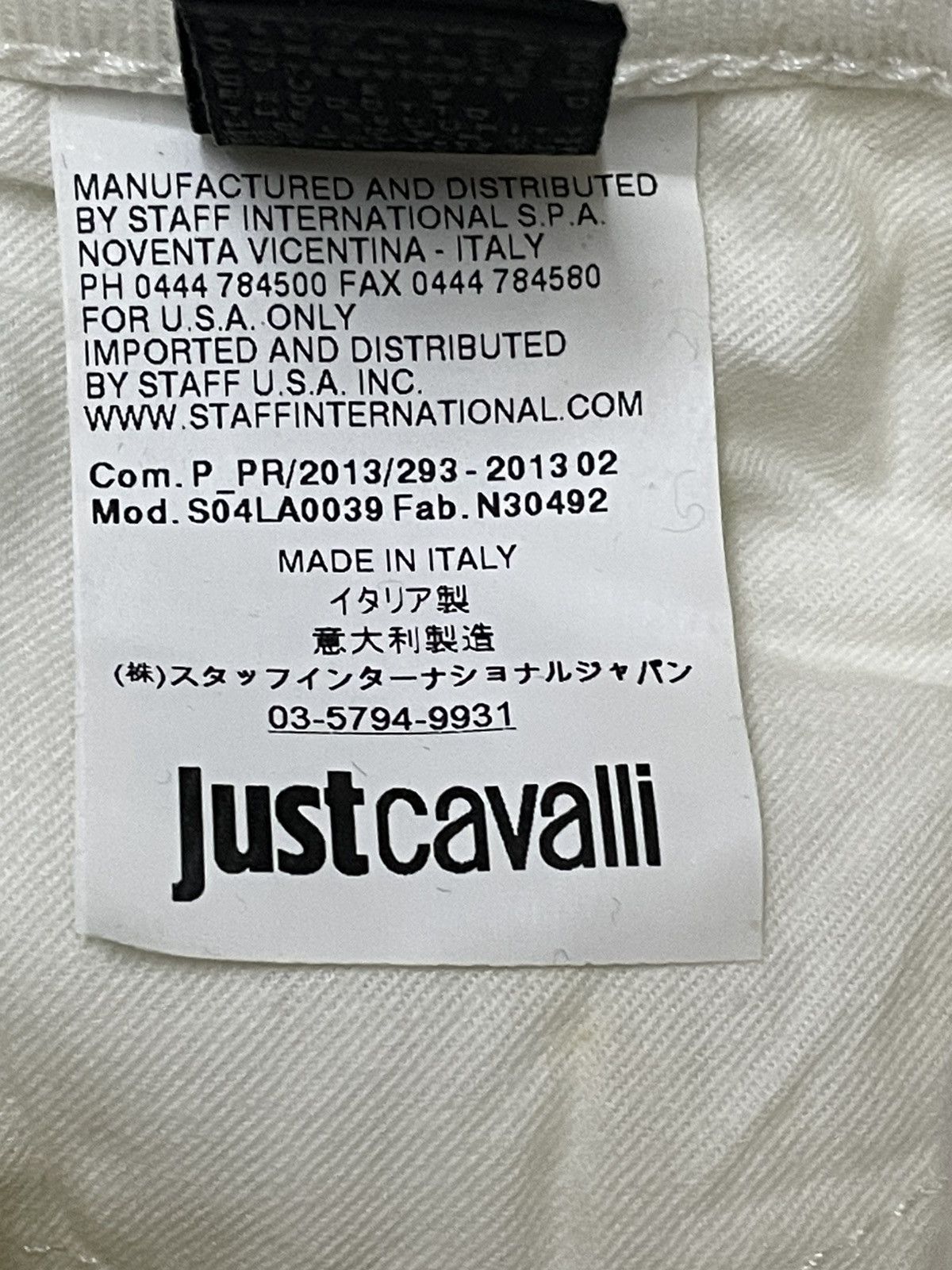 Just Cavalli DESIGNER JUST CAVALLI ICONIC FULLPRINT DESIGN ARCHIVE DENIM Size 24" / US 00 / IT 34 - 20 Thumbnail