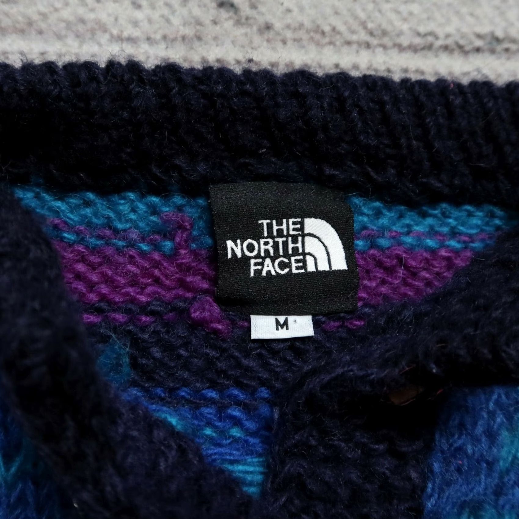 The North Face Vintage The North Face Quilted Sweater Men M Blue 90s Winter Snow Shirt Size US M / EU 48-50 / 2 - 5 Thumbnail