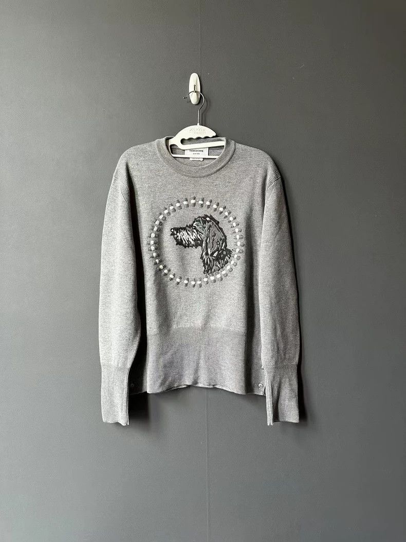 Thom Browne THOM BROWNE4Puppy sweater 2502-Nextarrow Size US XL / EU 56 / 4 - 1 Thumbnail