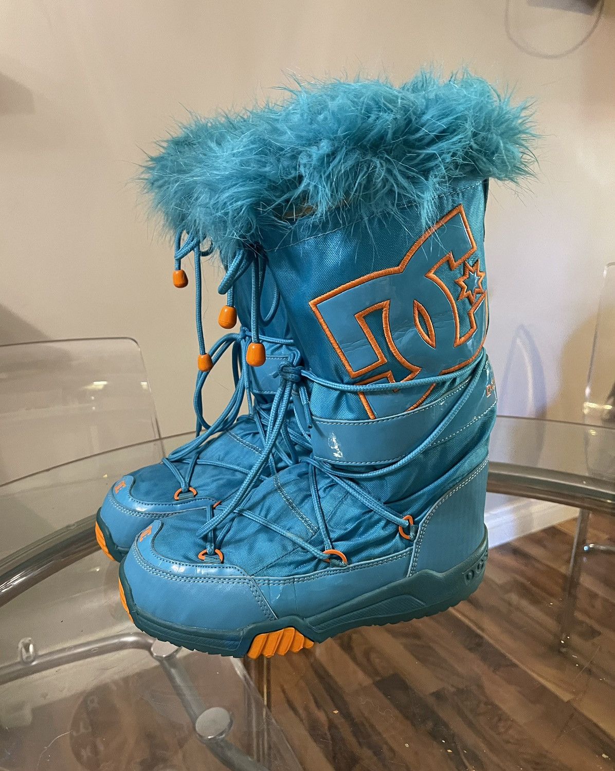 DC RARE DC SHOES CHALET BOOTS DC FUR LINED WINTER BOOTS