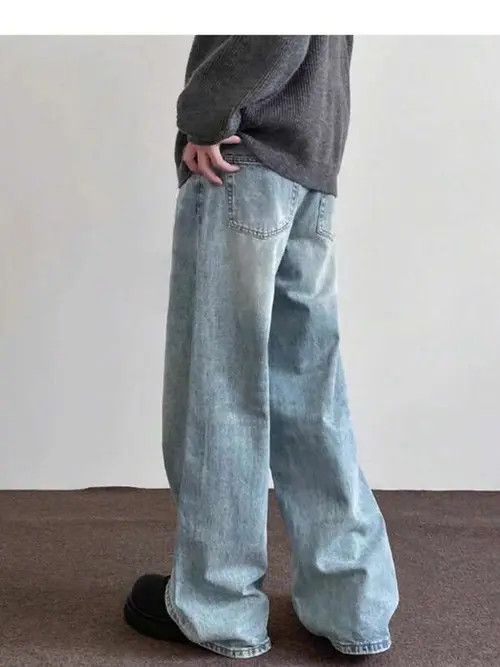 Japanese Brand × Vintage Casual Vintage loose fit jeans denim Size US 33 - 3 Thumbnail