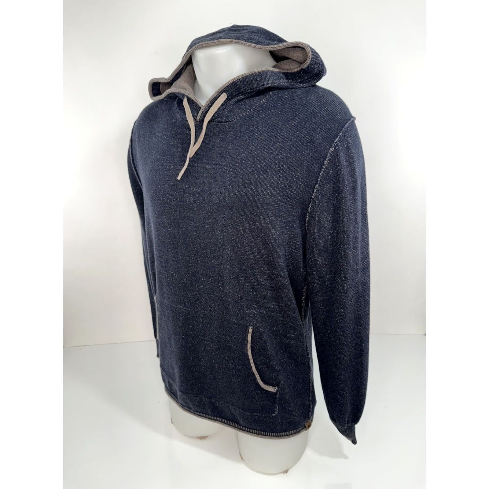 J Brand The Normal Brand Mens Hoodie Pullover L Blue Modern Fit Shirt Size US L / EU 52-54 / 3 - 2 Thumbnail