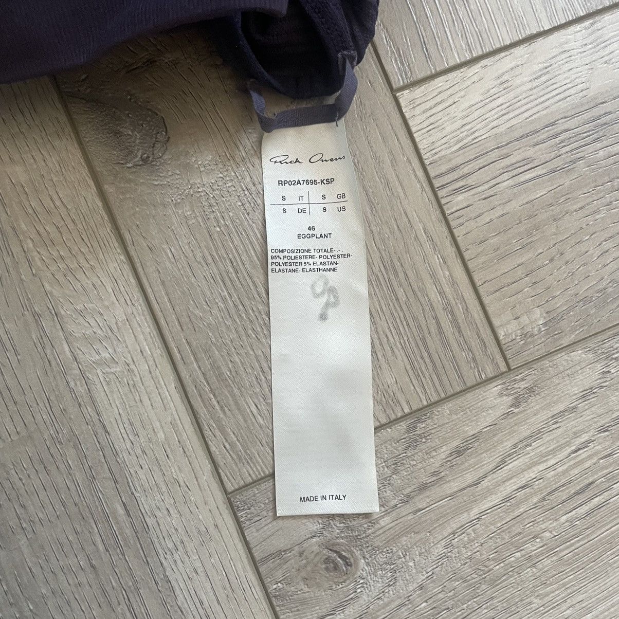Rick Owens Rick Owens Mainline FW21 Gethsemane Eggplant Crop Top Size S / US 4 / IT 40 - 8 Thumbnail