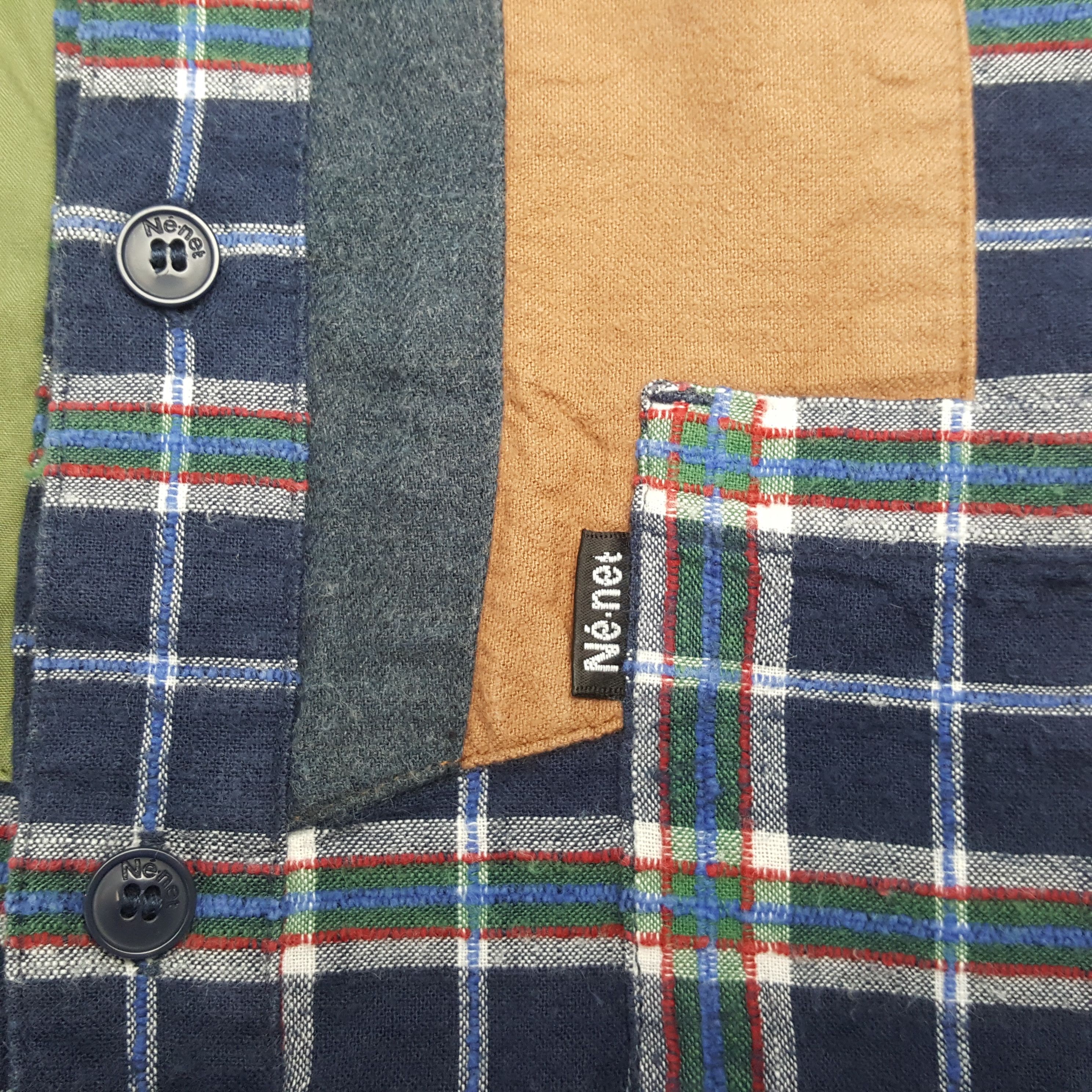 Ne-Net Vintage Ne-net by Issey Miyake Japan Brand Shirt RR8 Size US M / EU 48-50 / 2 - 7 Thumbnail