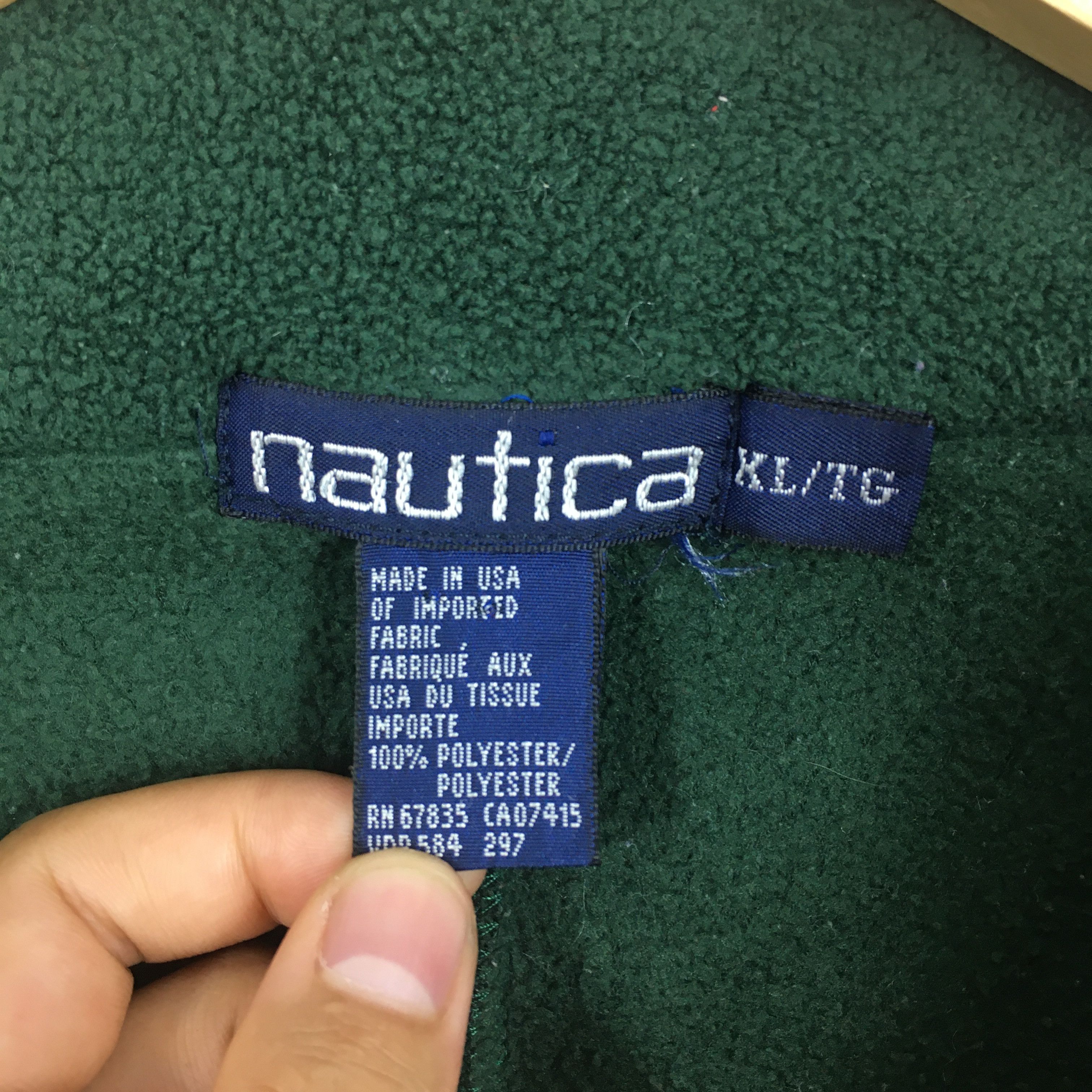 Nautica Vintage Nautica Challenge Fleece Jacket XL Size US XL / EU 56 / 4 - 5 Thumbnail