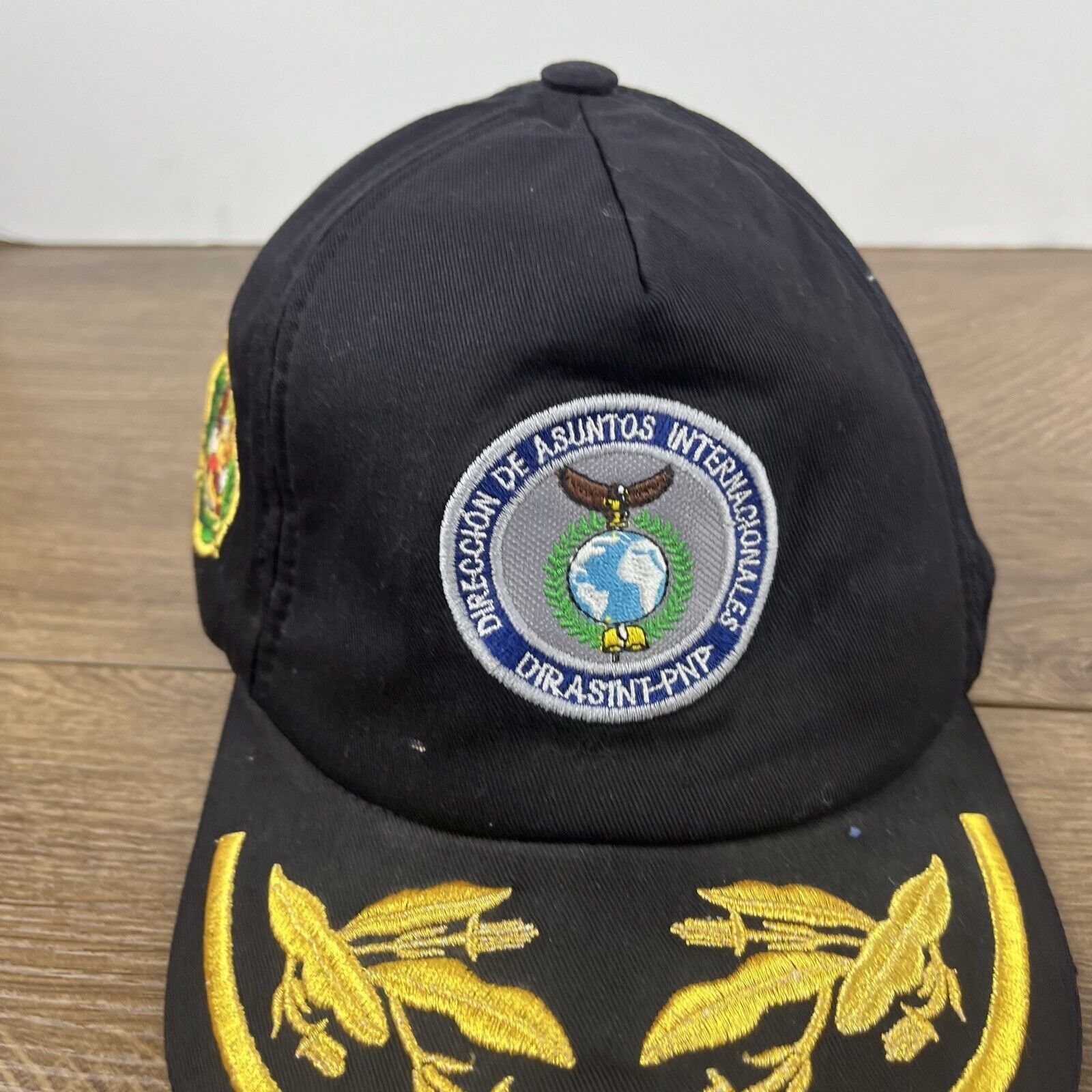 Other Direccion De Asuntos Hat Dirasint PNP Adjustable Hat Black H Size ONE SIZE - 7 Thumbnail