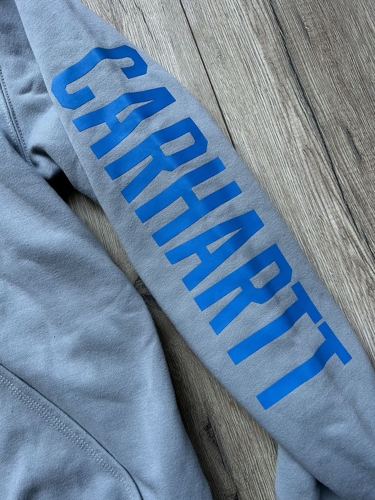 Japanese Brand × Vintage HOODIE CARHARTT BIG LOGO 🔘 STREETWEAR, WORKWEAR STYLE Size US S / EU 44-46 / 1 - 2 Thumbnail