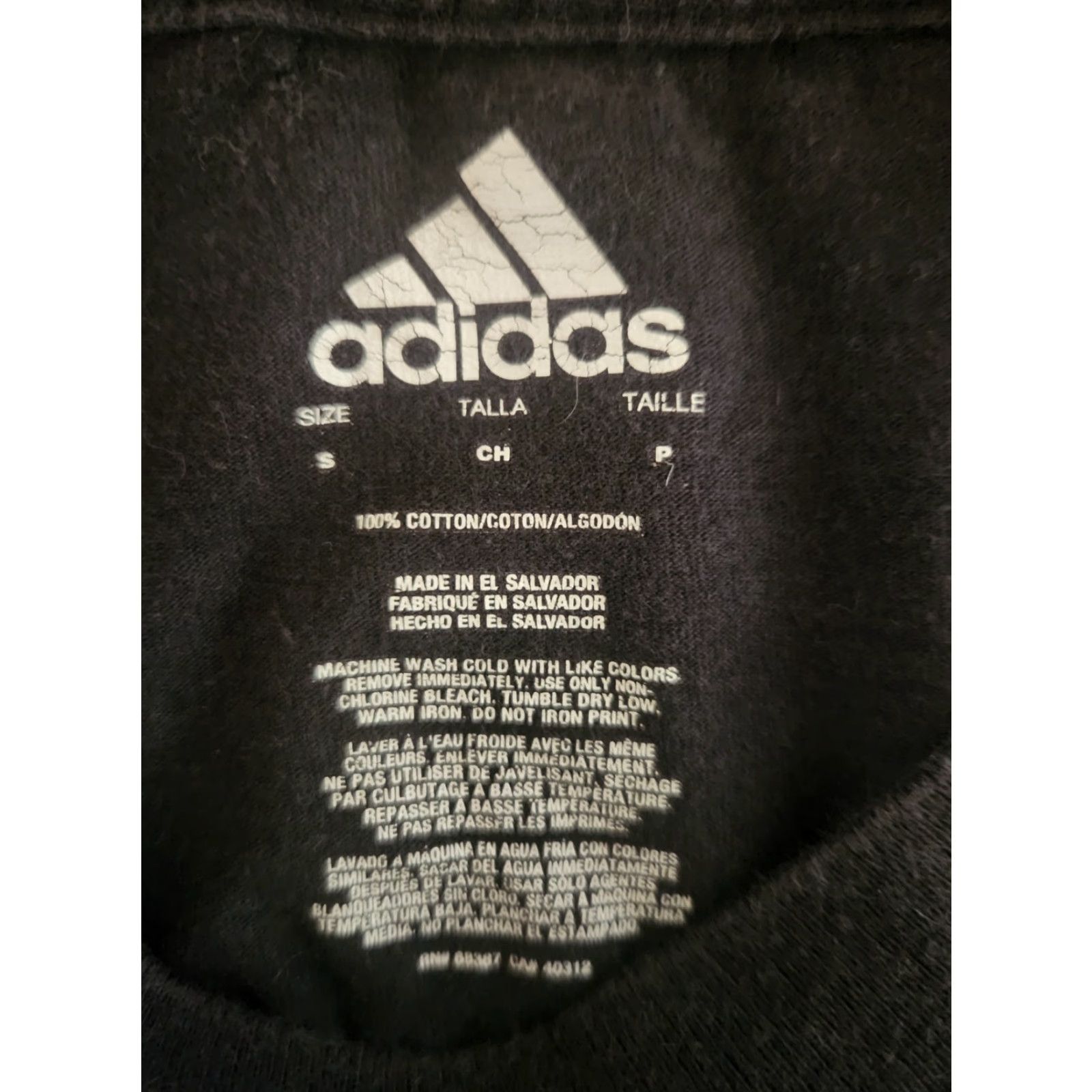 Adidas Adidas FIFA World Cup 2010 South Africa Men's Small Black Short Sleeve T-Shirt Size US L / EU 52-54 / 3 - 2 Thumbnail